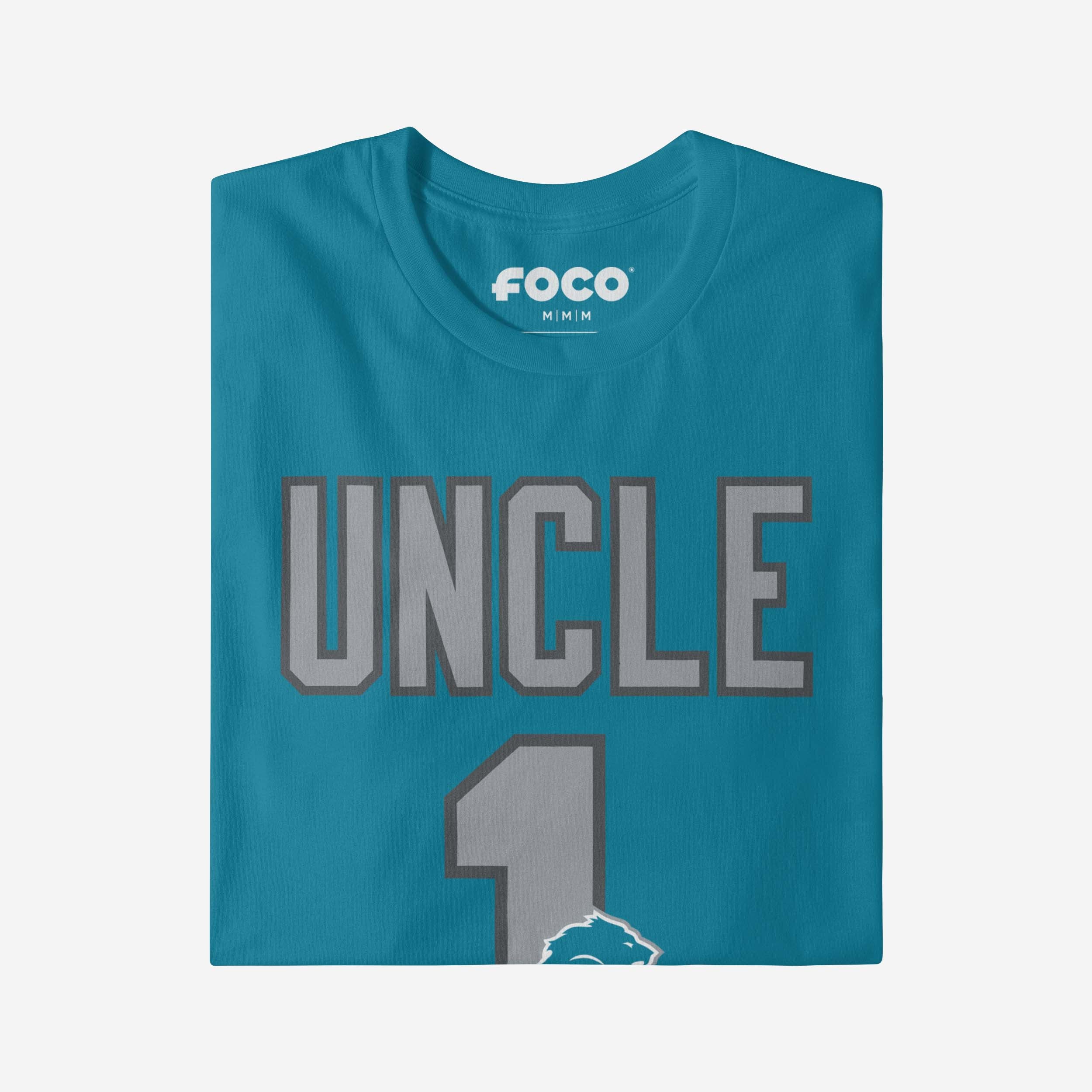 Detroit Lions Number 1 Uncle T-Shirt - Image 4