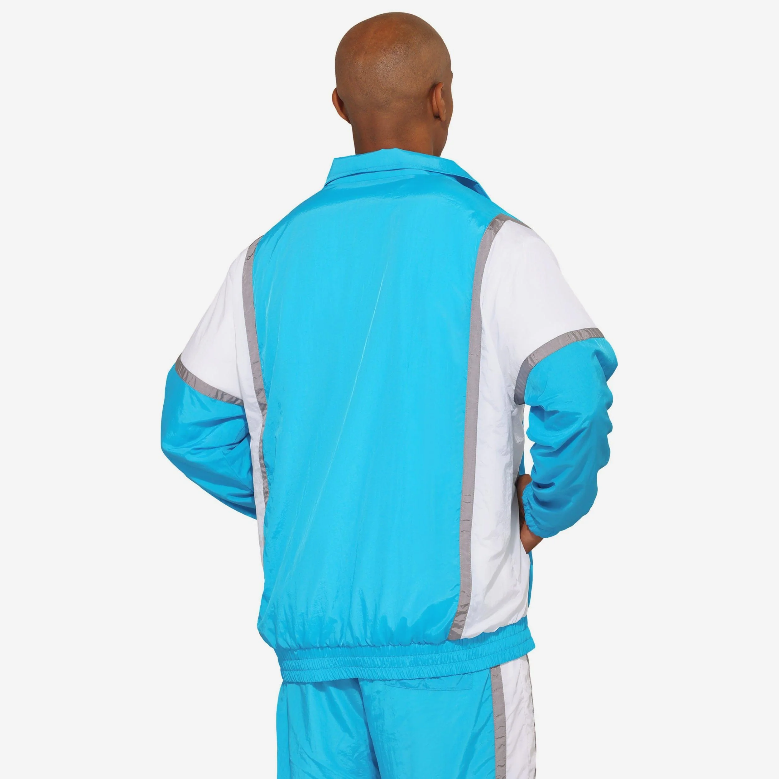 Detroit Lions Nylon Crinkle Gameday Jacket - Image 2