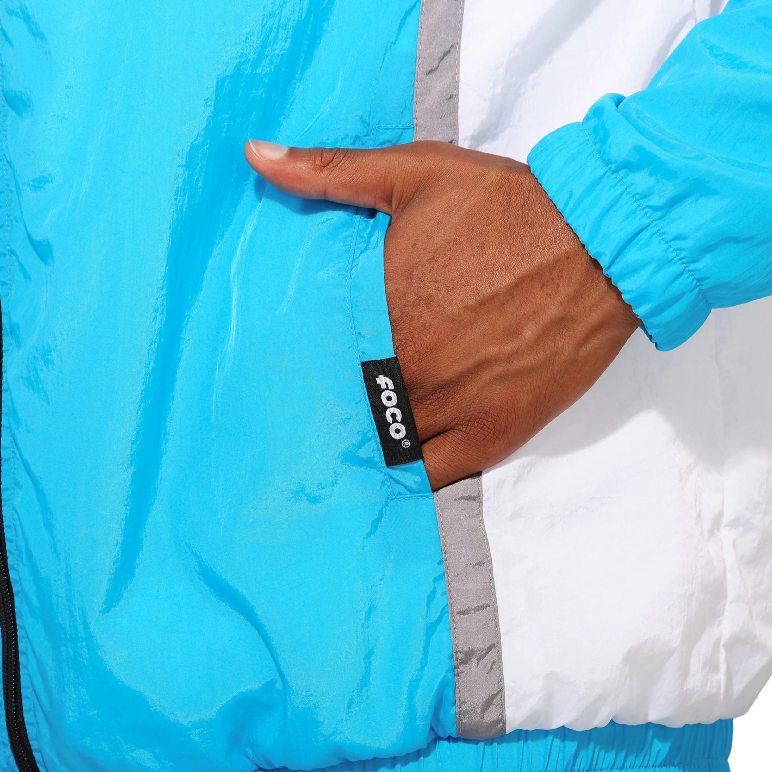 Detroit Lions Nylon Crinkle Gameday Jacket - Image 4