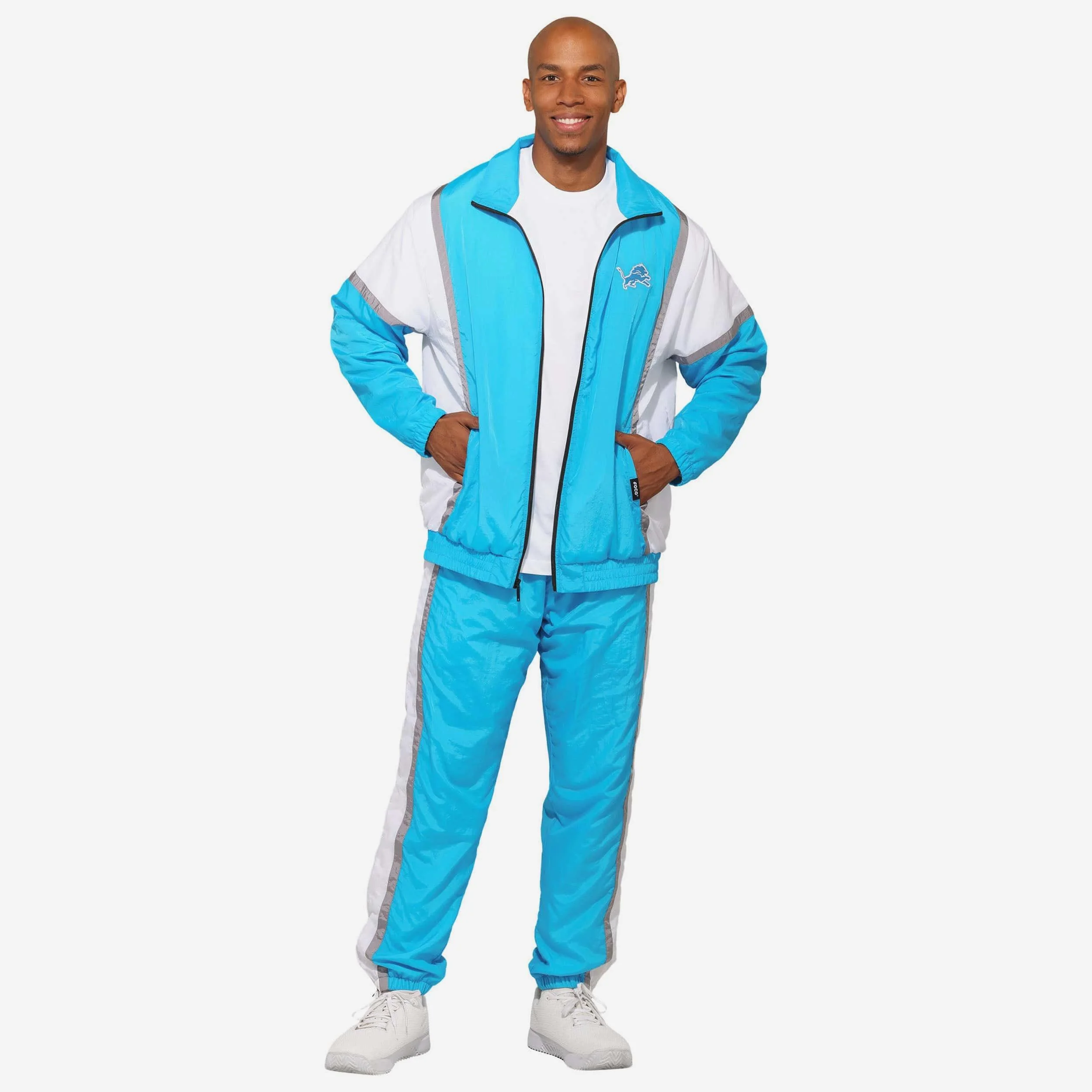 Detroit Lions Nylon Crinkle Gameday Jacket - Image 5