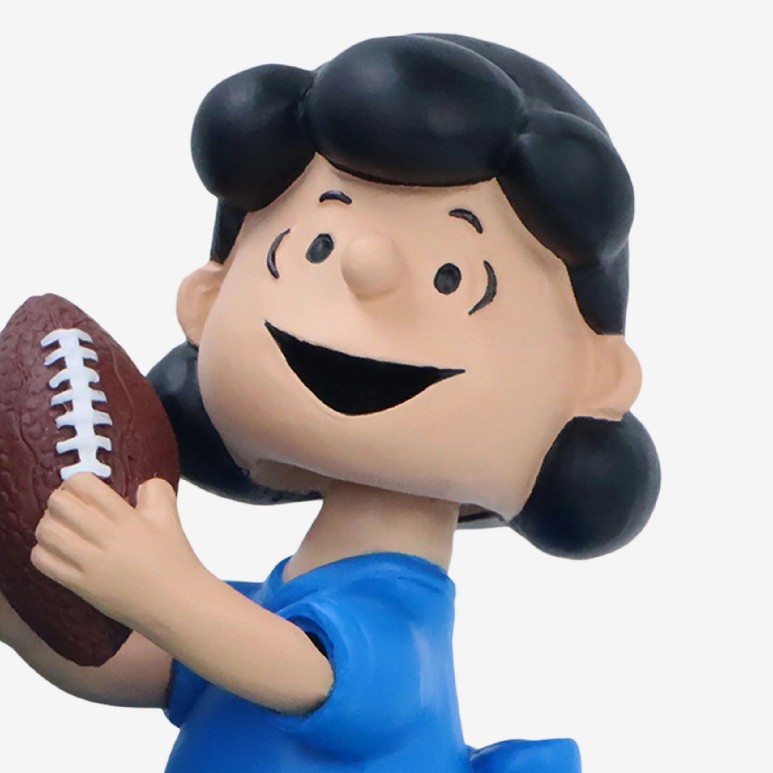Detroit Lions Peanuts Football Kickoff Mini Bobblehead Scene - Image 2