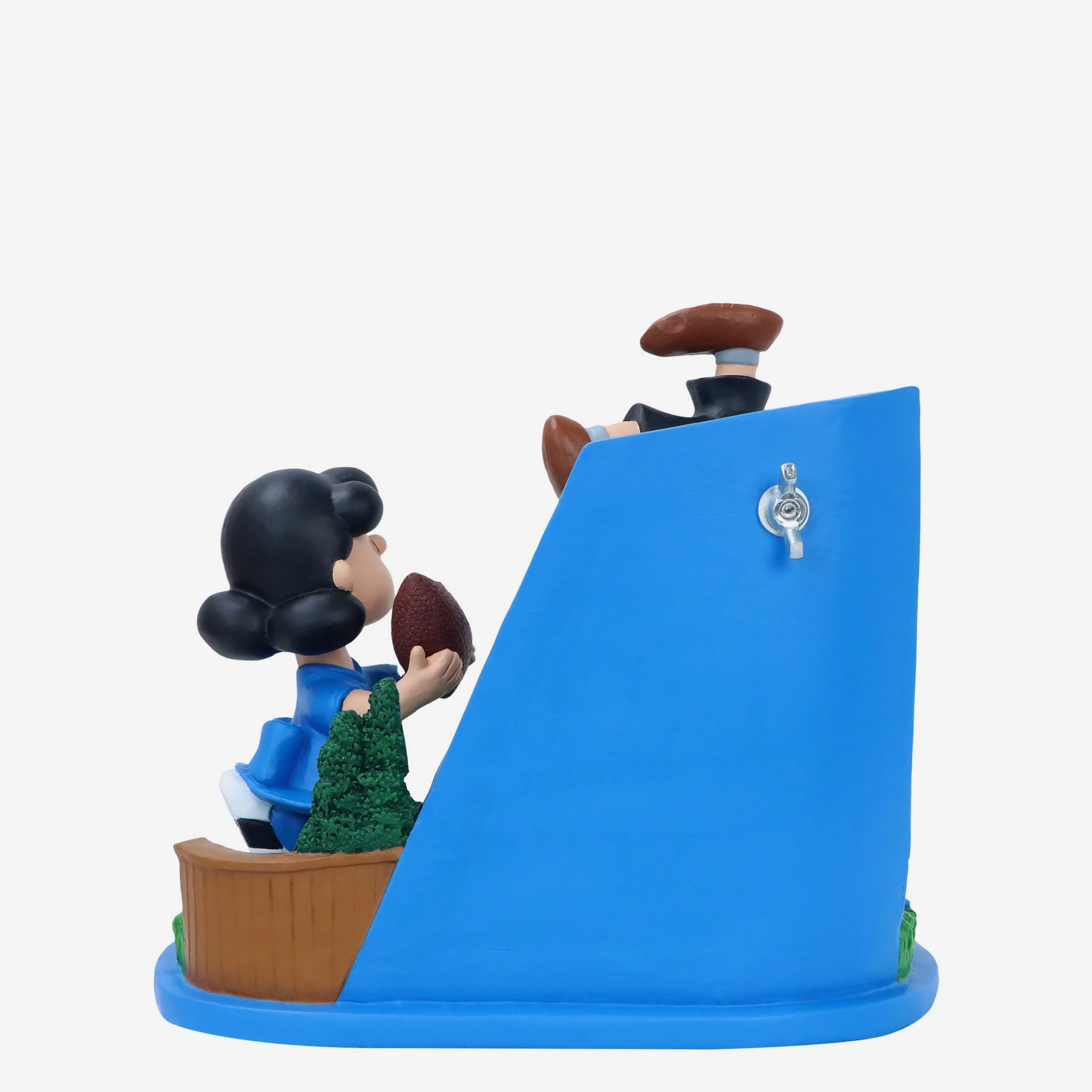 Detroit Lions Peanuts Football Kickoff Mini Bobblehead Scene - Image 5