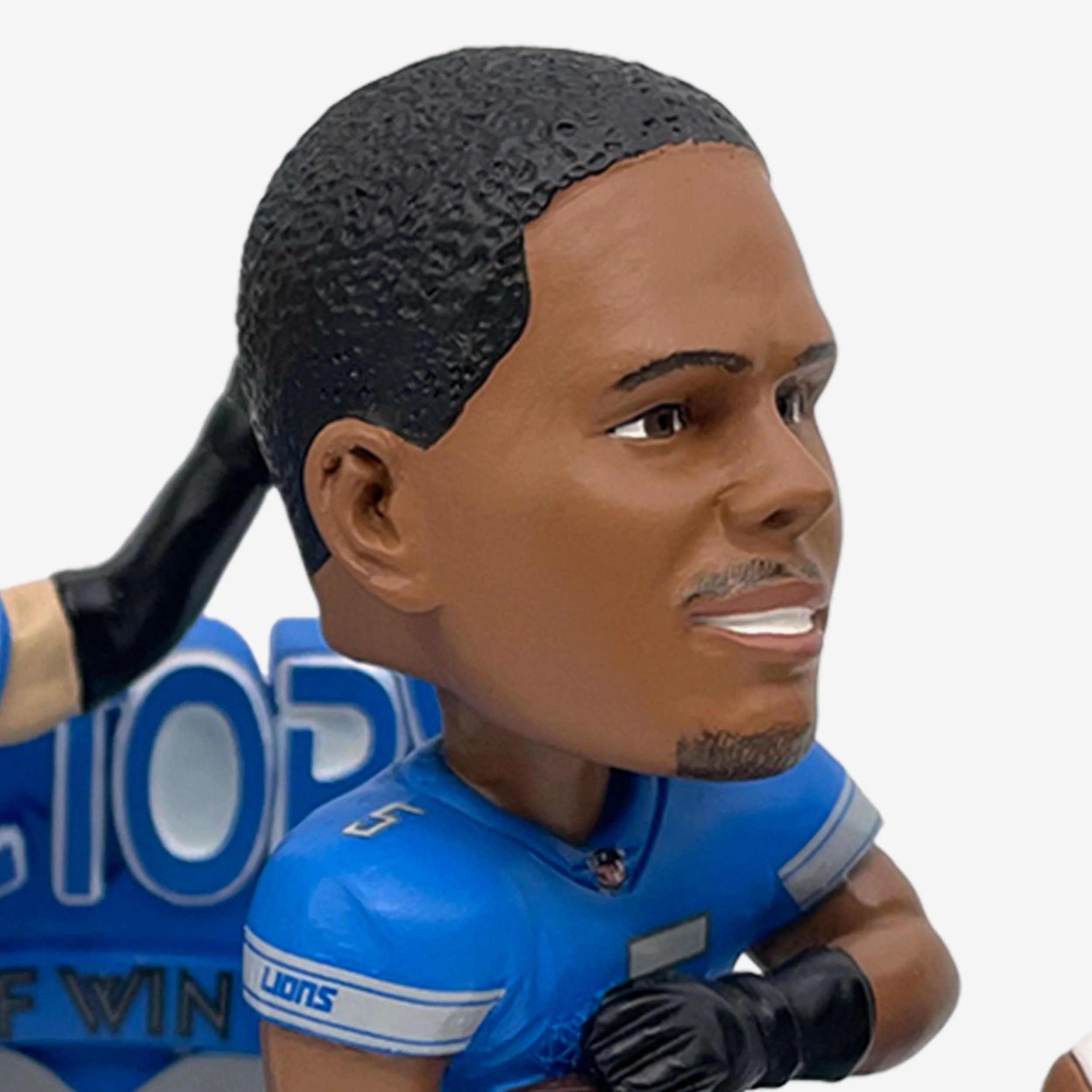 Detroit Lions Playoff Victory Mini Bobblehead Scene - Image 2