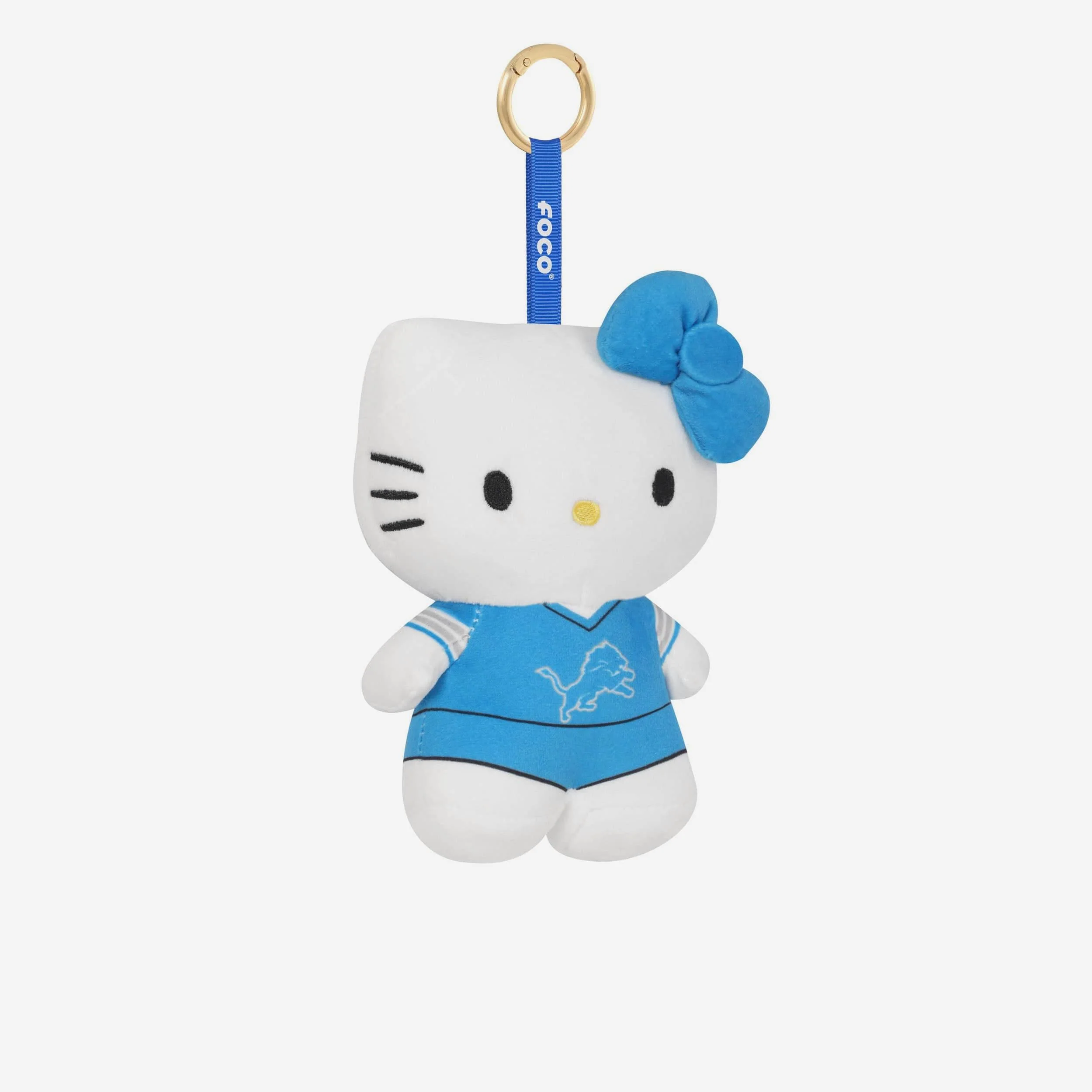 Detroit Lions Plush Hello Kitty® Bag Charm Keychain - Image 3