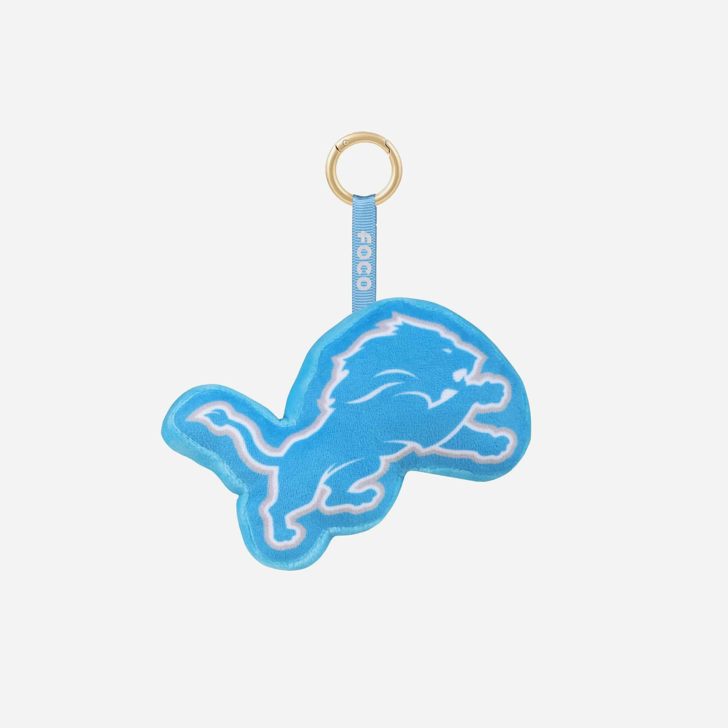 Detroit Lions Plush Team Logo Bag Charm Keychain