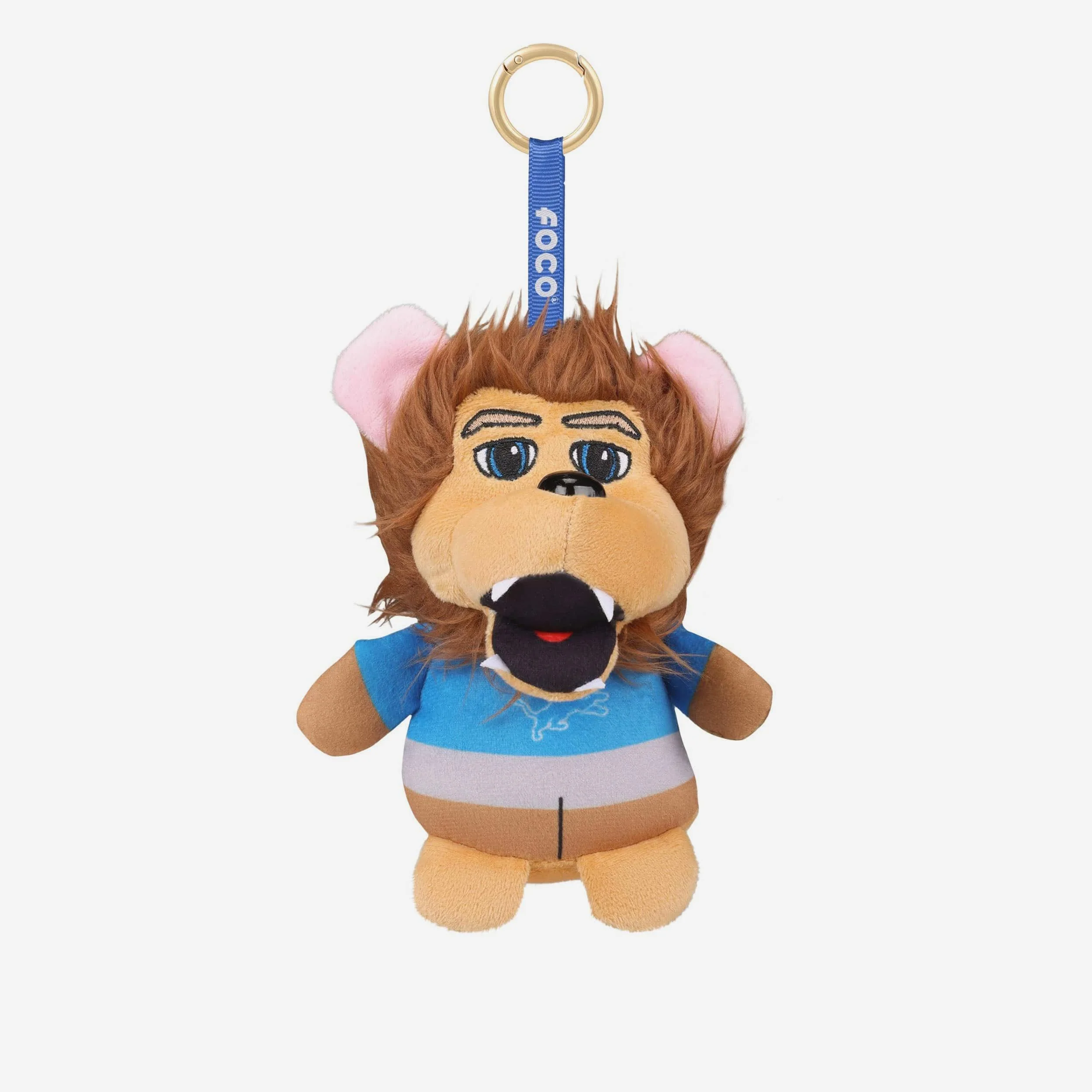 Detroit Lions Plush Teamie Beanie Mascot Bag Charm Keychain