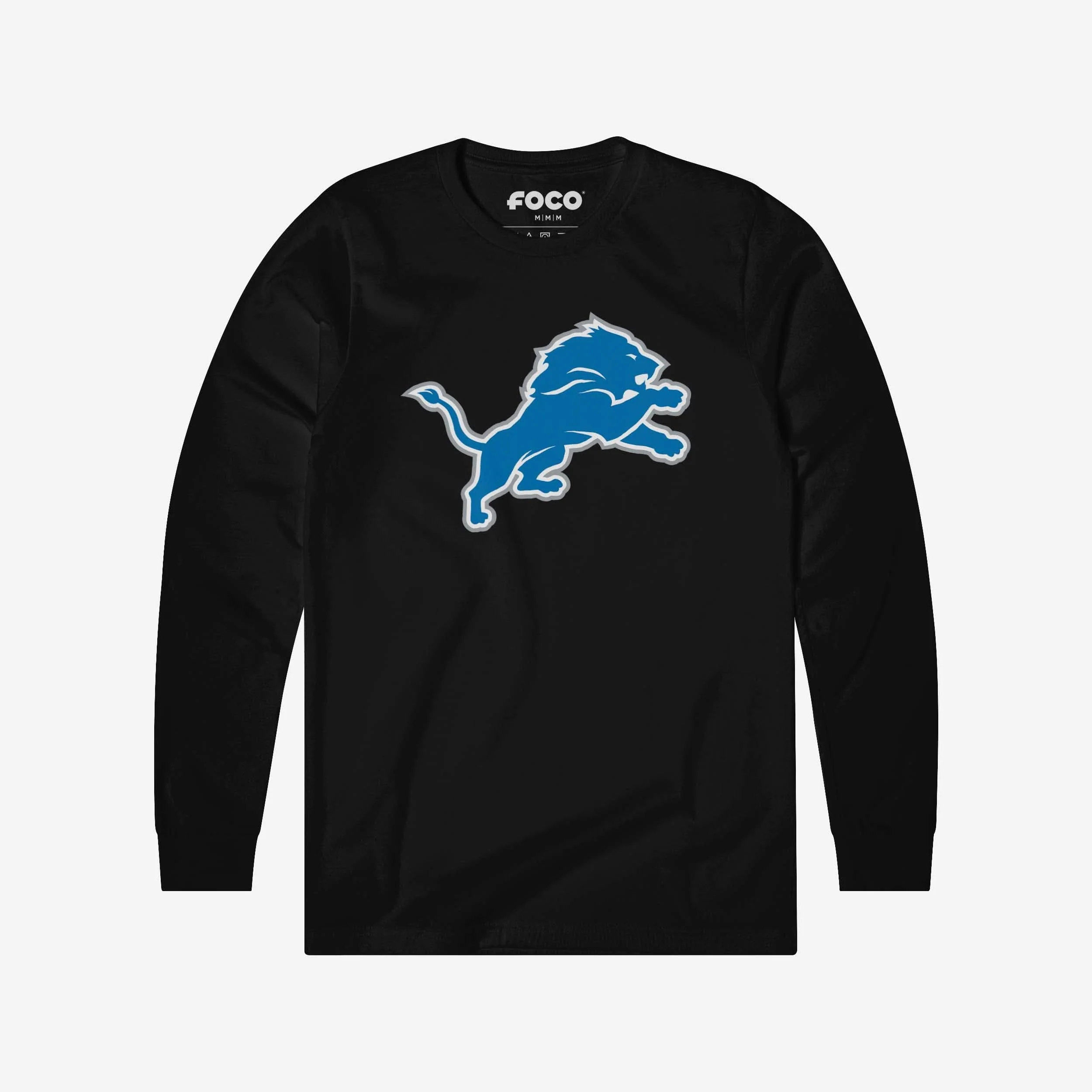 Detroit Lions Primary Logo Long Sleeve T-Shirt