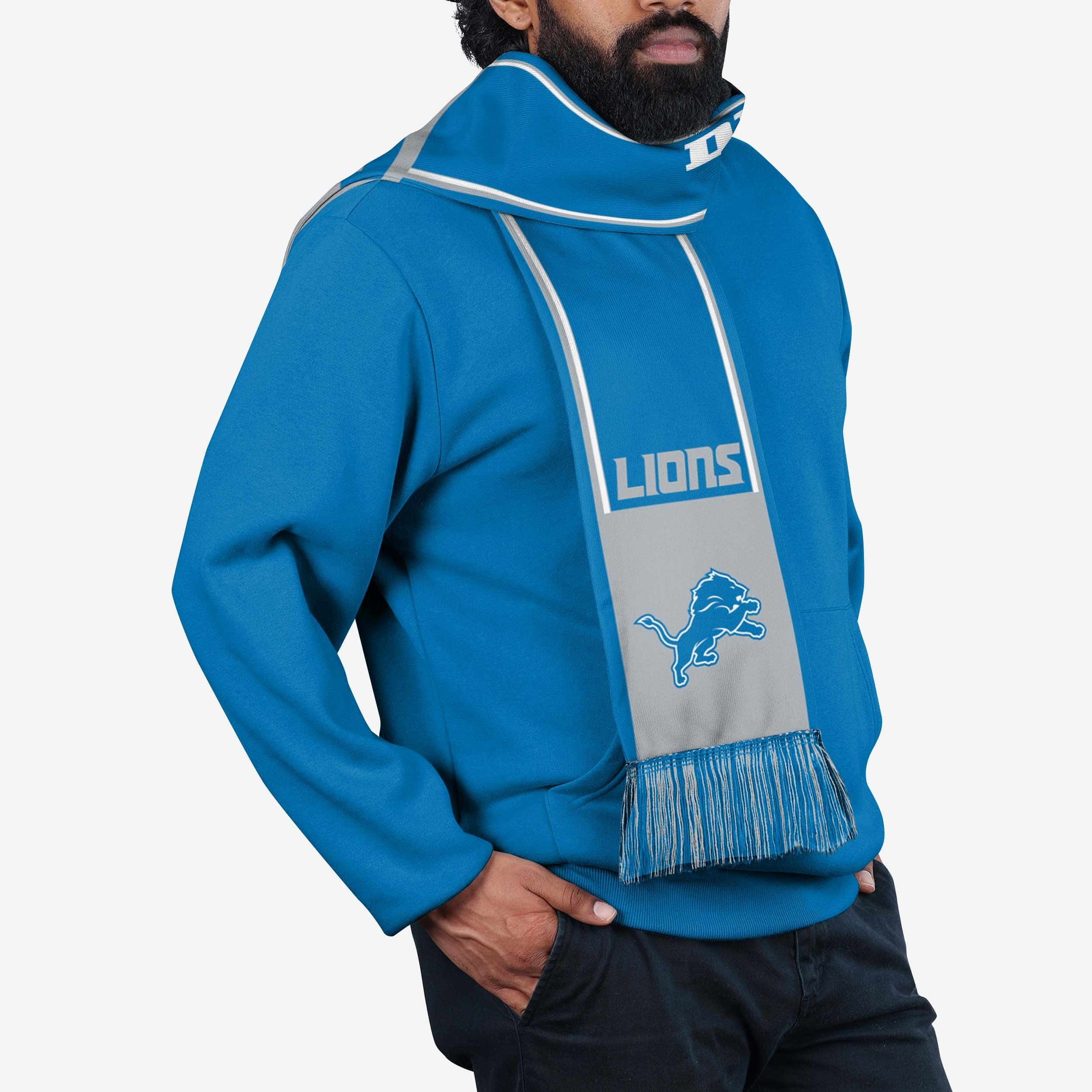 Detroit Lions Reversible Thematic Scarf - Image 3