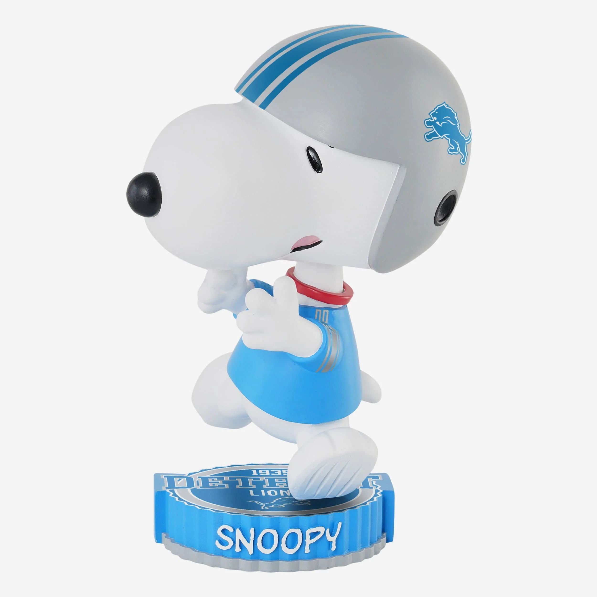 Detroit Lions Snoopy Peanuts Bighead Bobblehead