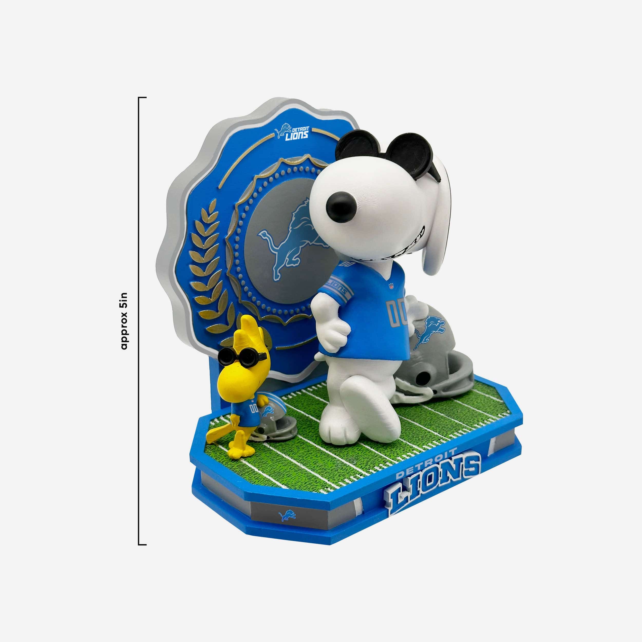 Detroit Lions Snoopy & Woodstock Joe Cool Peanuts Dual Bobblehead - Image 4