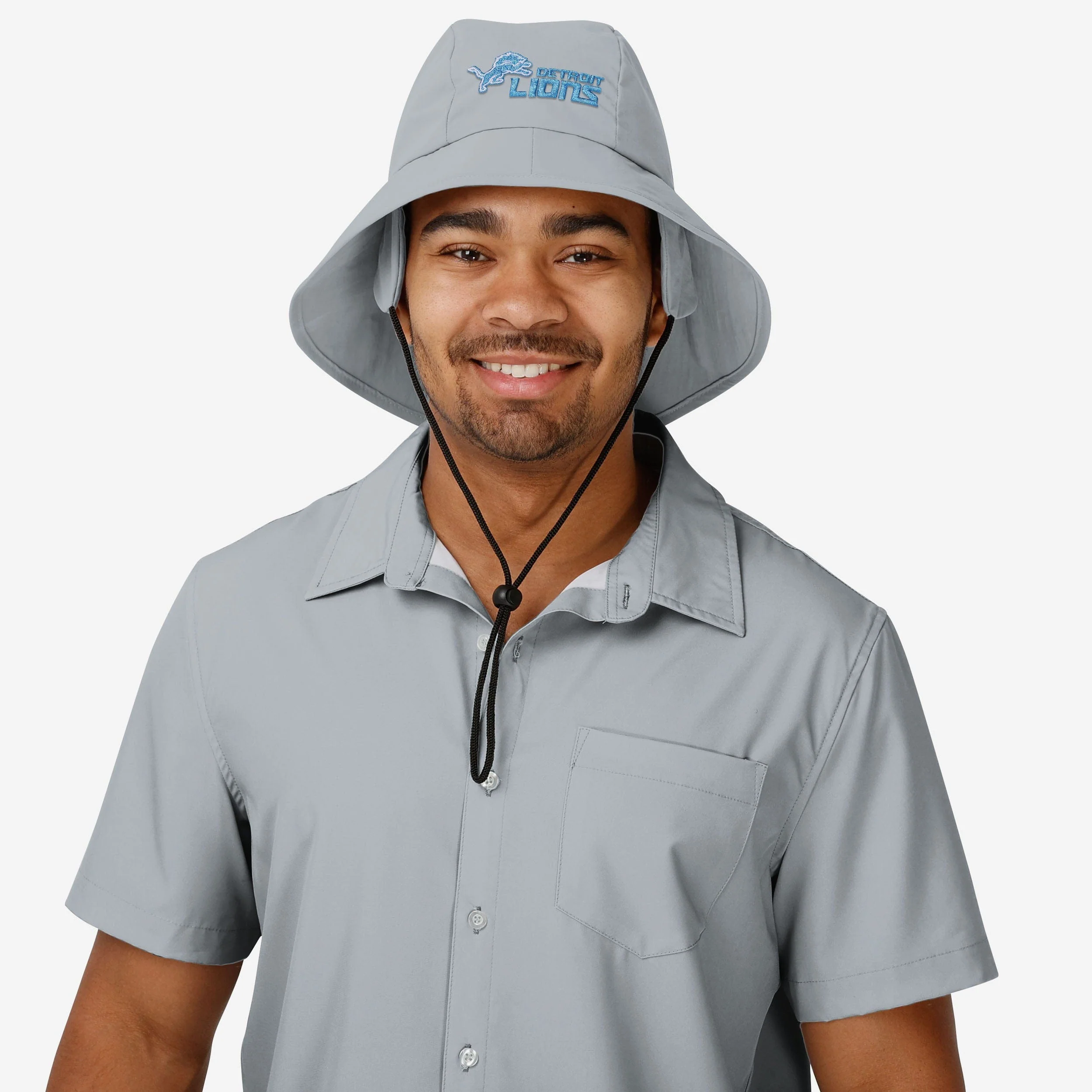 Detroit Lions Solid Fisherman Hat - Image 2