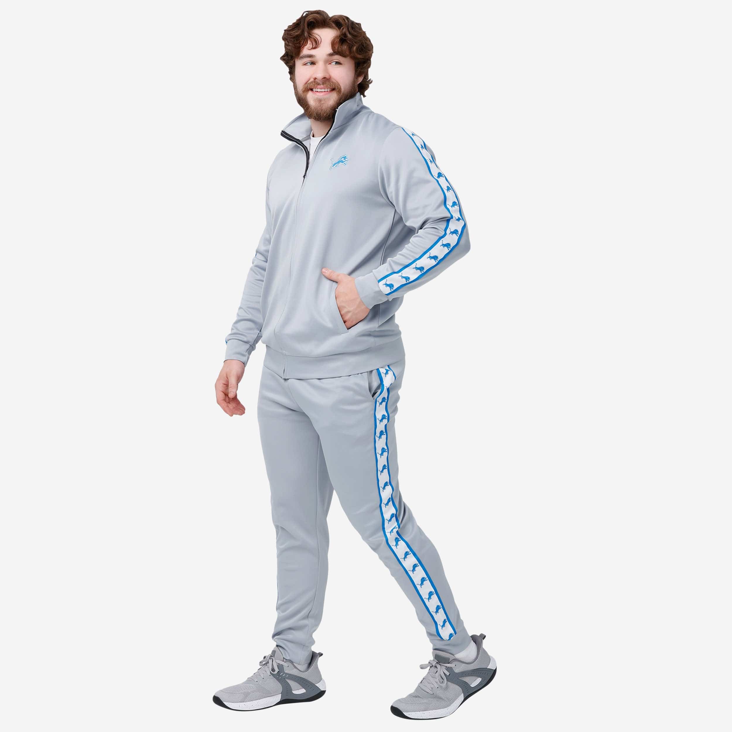 Detroit Lions Stripe Logo Track Pants - Image 5