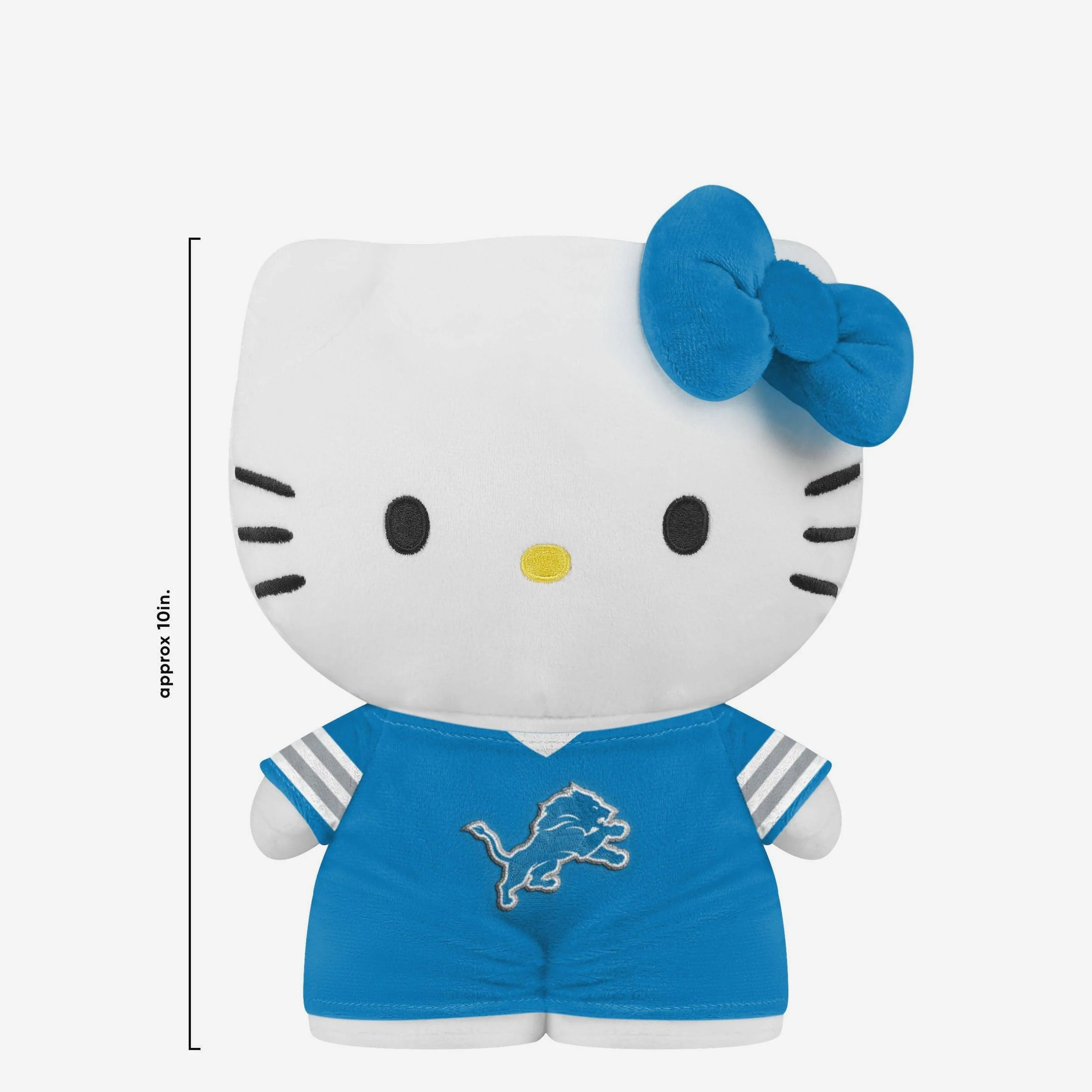 Detroit Lions Team Color Bow Hello Kitty® Jersey Plush - Image 2