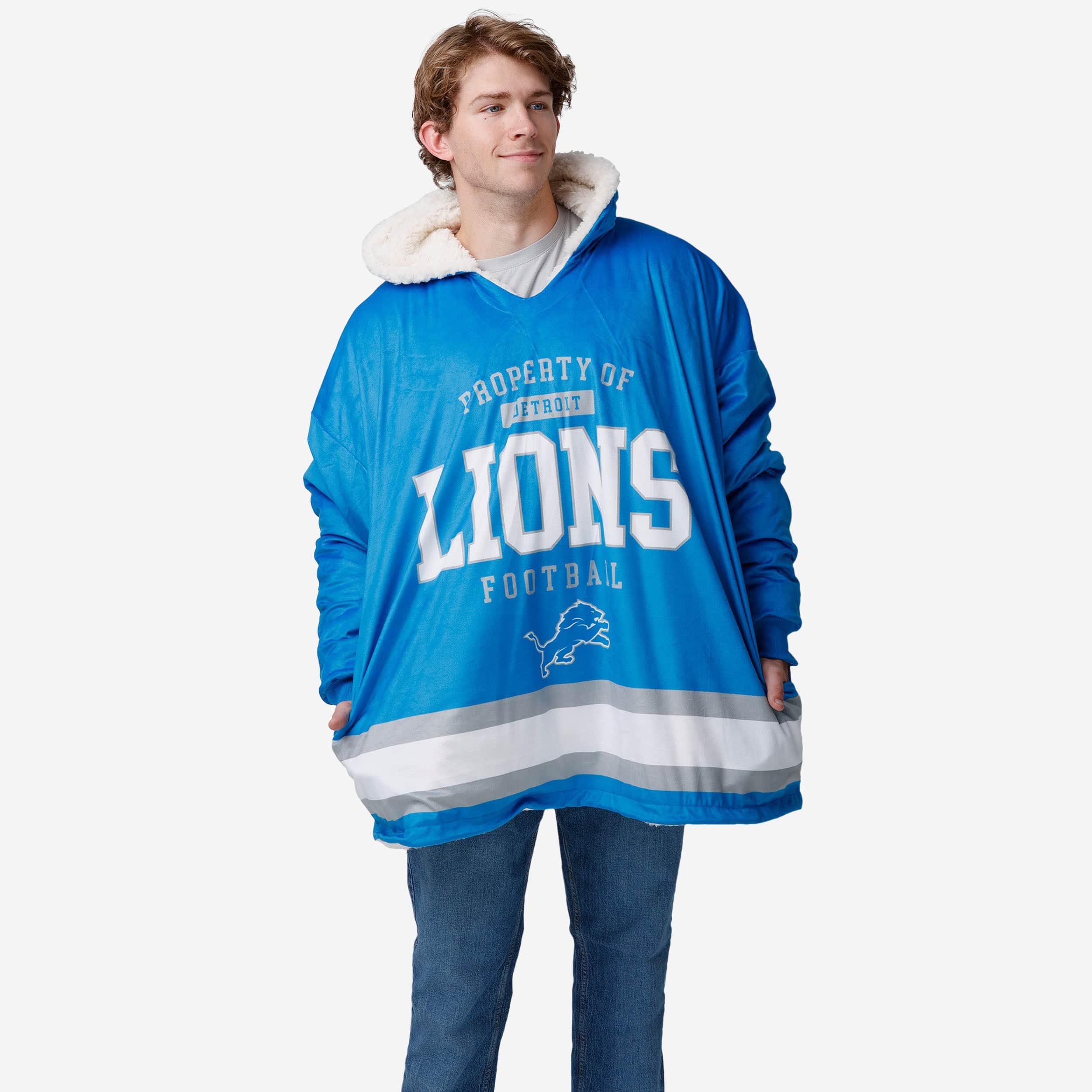 Detroit Lions Team Color Property Of Hoodeez - Image 3