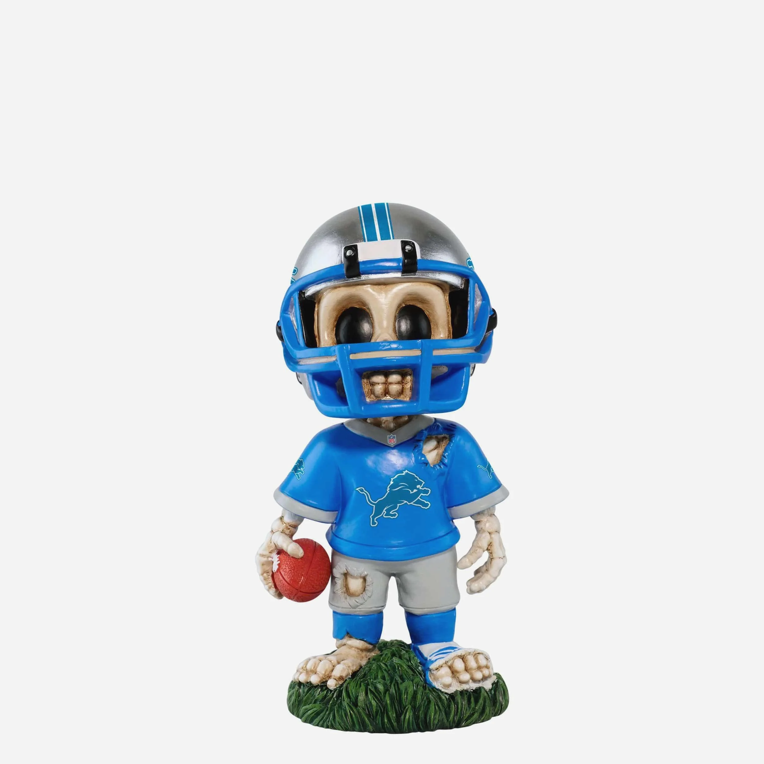 Detroit Lions Team Skull Mini Bobblehead