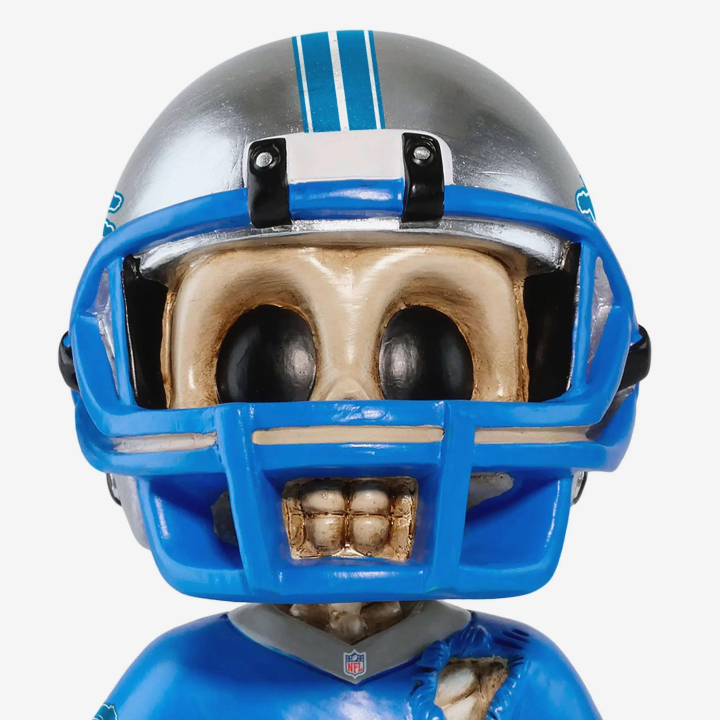 Detroit Lions Team Skull Mini Bobblehead - Image 2