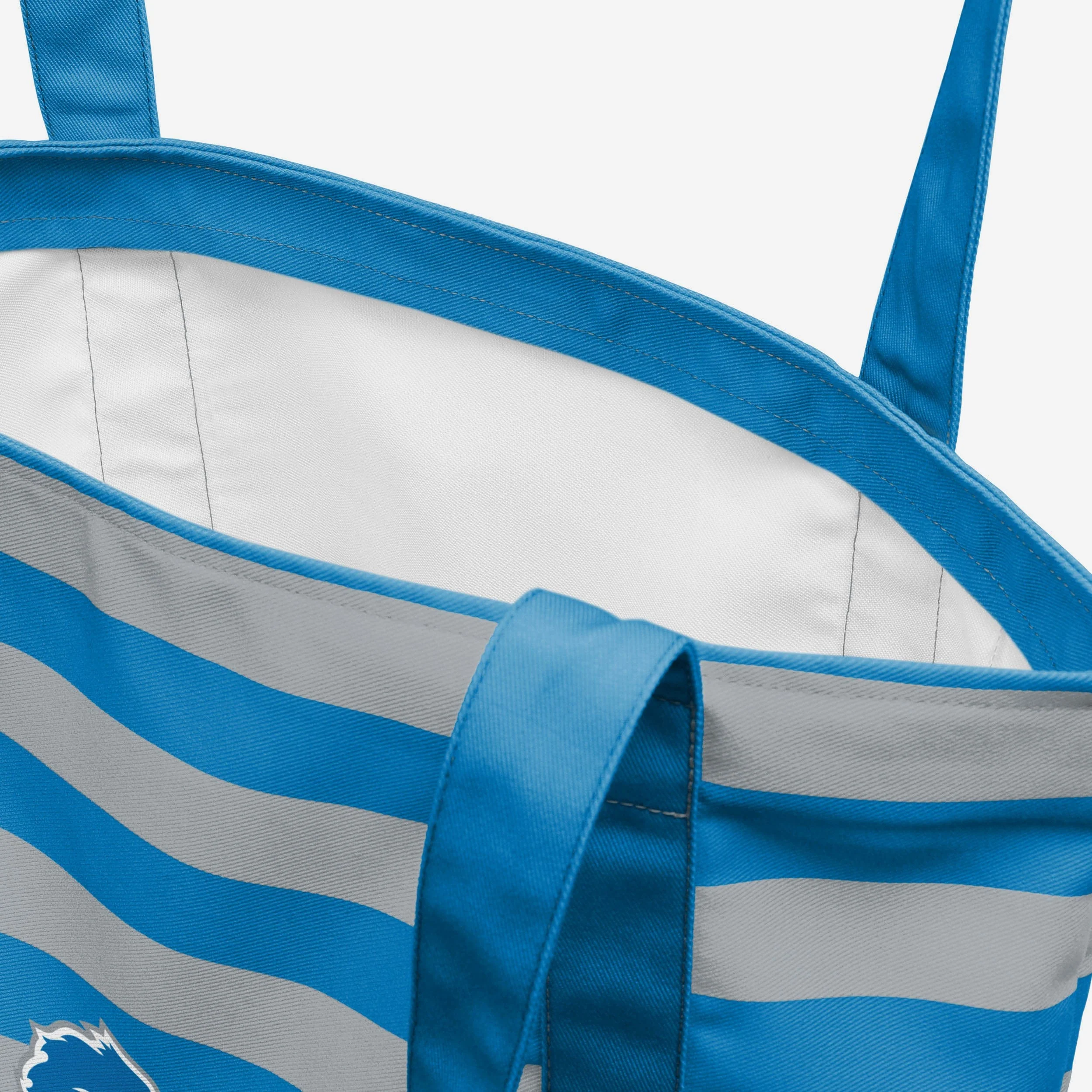 Detroit Lions Team Stripe Canvas Tote Bag - Image 4