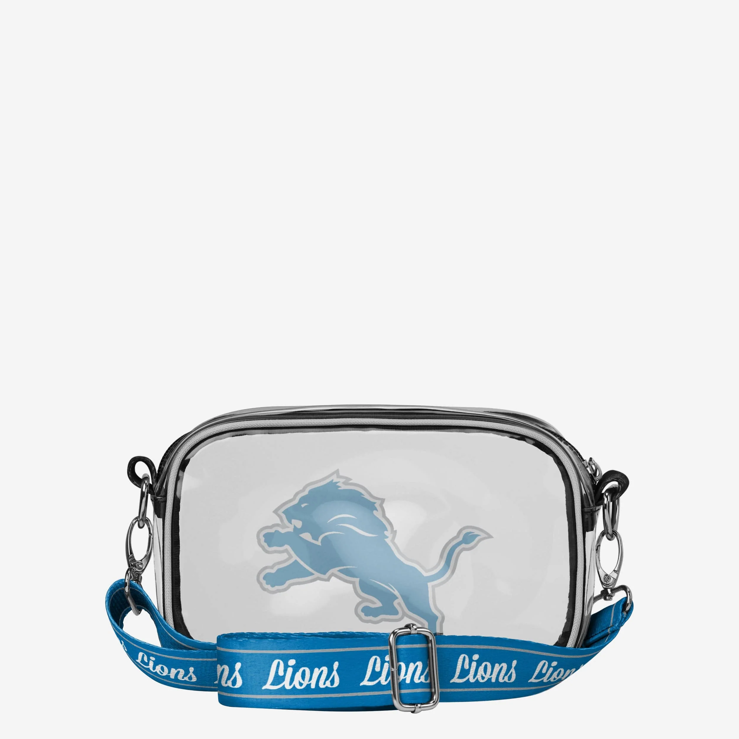 Detroit Lions Team Stripe Clear Crossbody Bag - Image 5