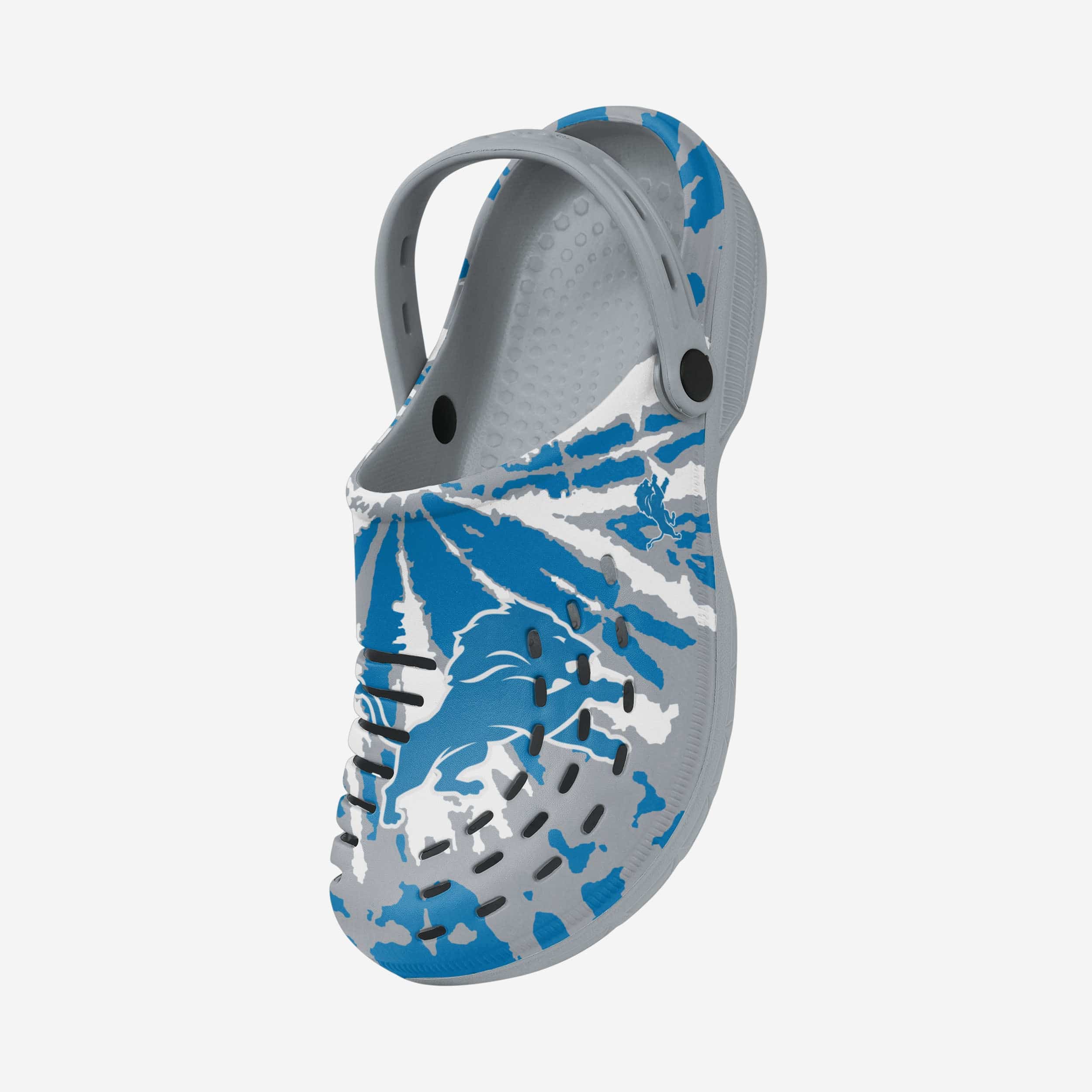 Detroit Lions Tie-Dye Clog With Strap - Image 2