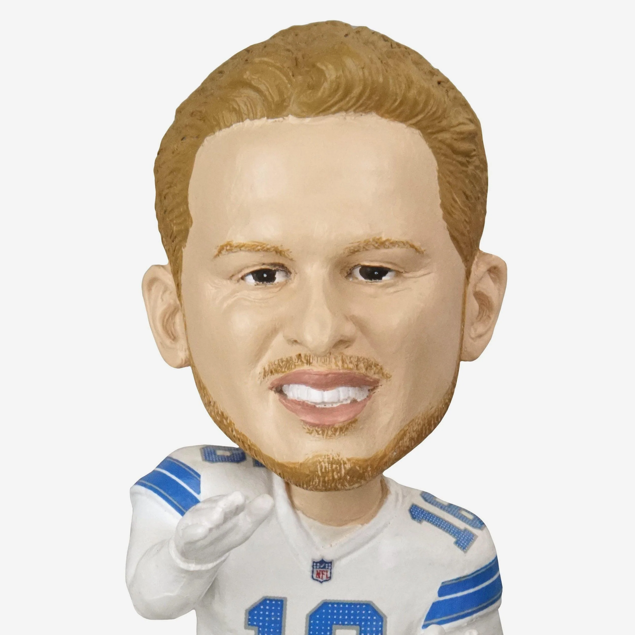 Detroit Lions Trick Play of the Year Mini Bobblehead Scene - Image 2