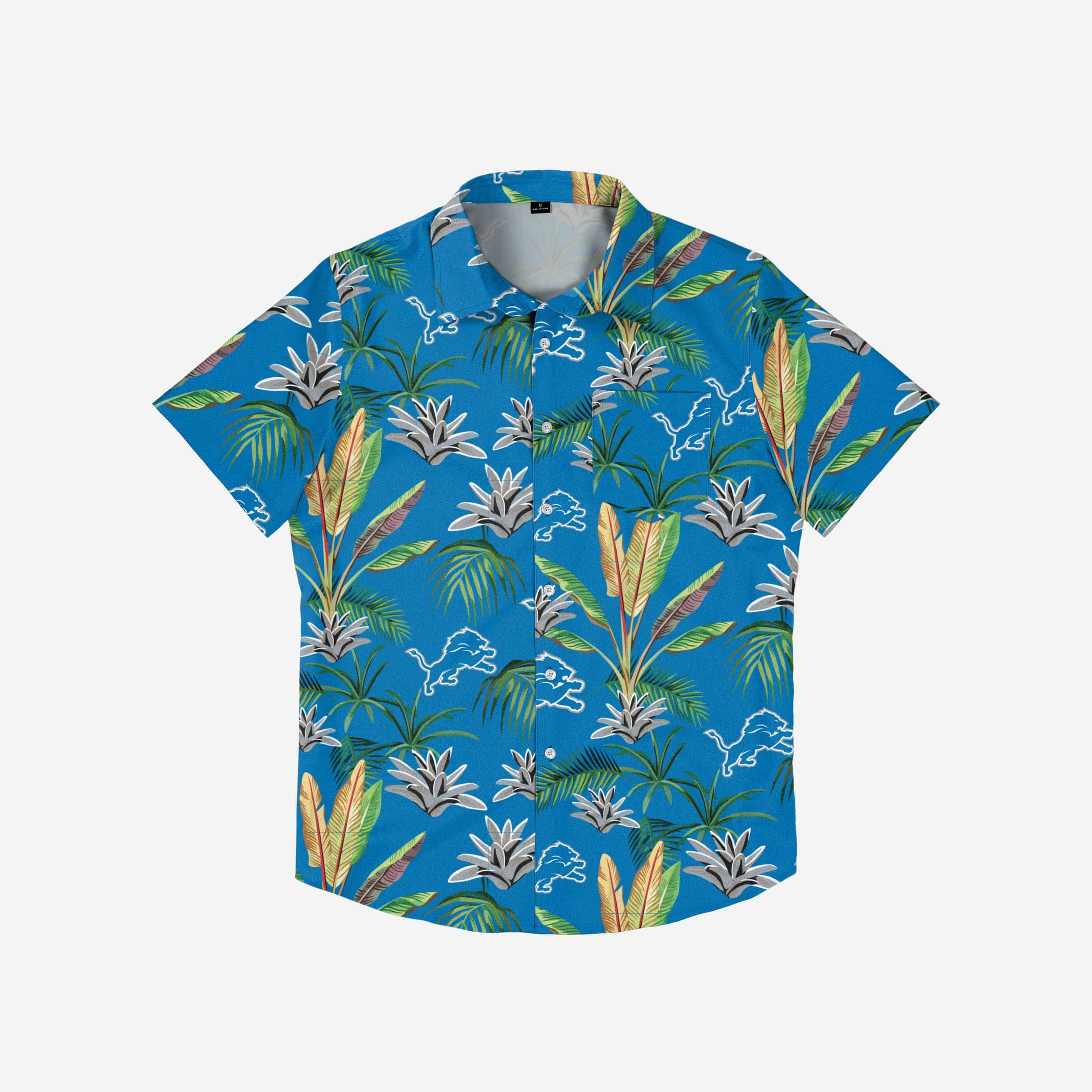 Detroit Lions Victory Vacay Button Up Shirt - Image 4