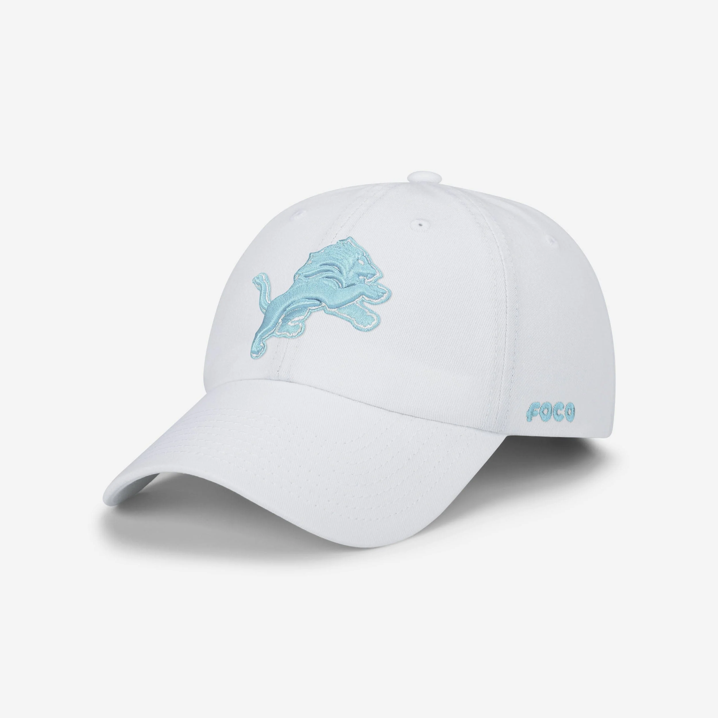 Detroit Lions White Casual Cap