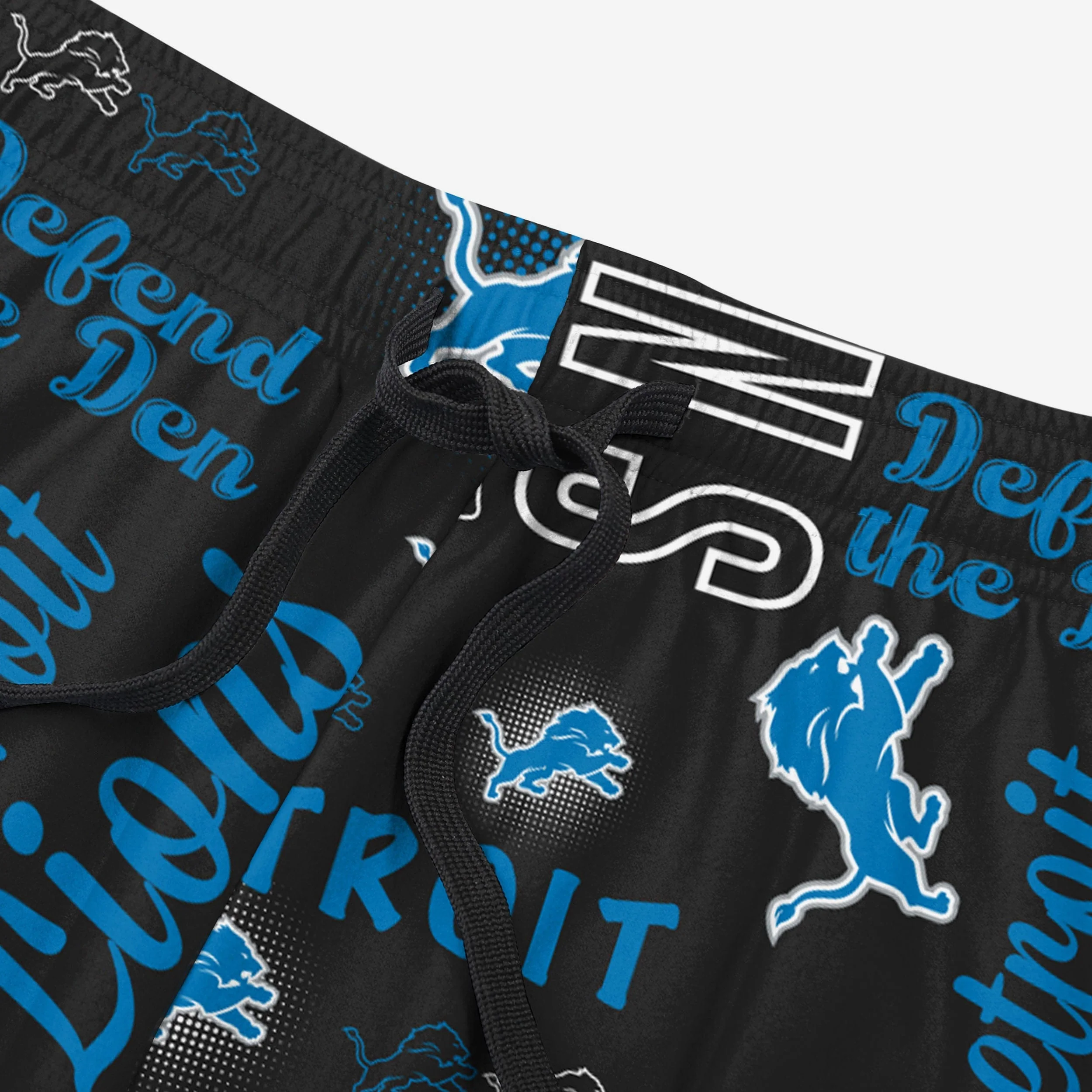 Detroit Lions Womens Mini Print Lounge Pants - Image 3