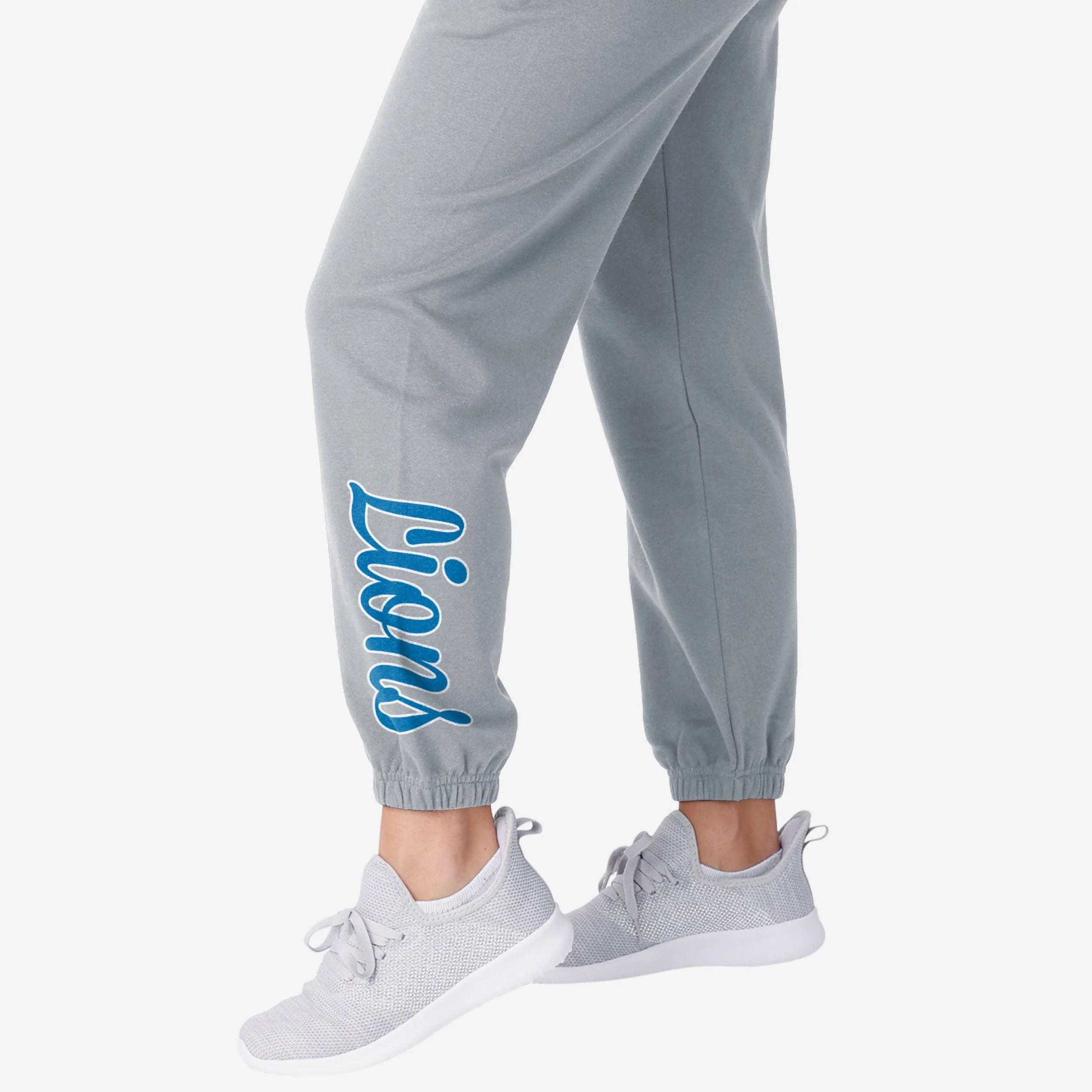 Detroit Lions Womens Script Wordmark Team Color Sweatpants - Image 4