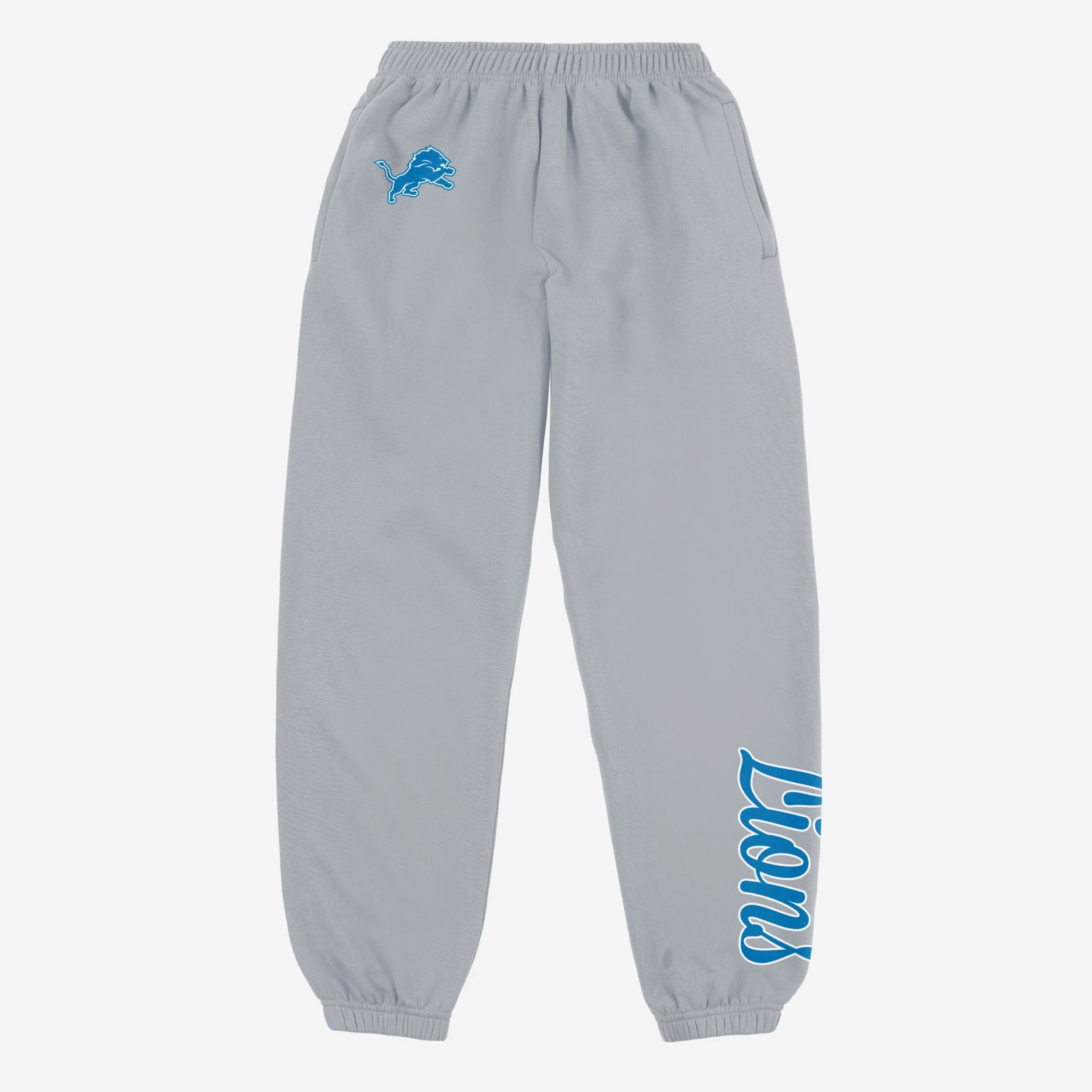 Detroit Lions Womens Script Wordmark Team Color Sweatpants - Image 5