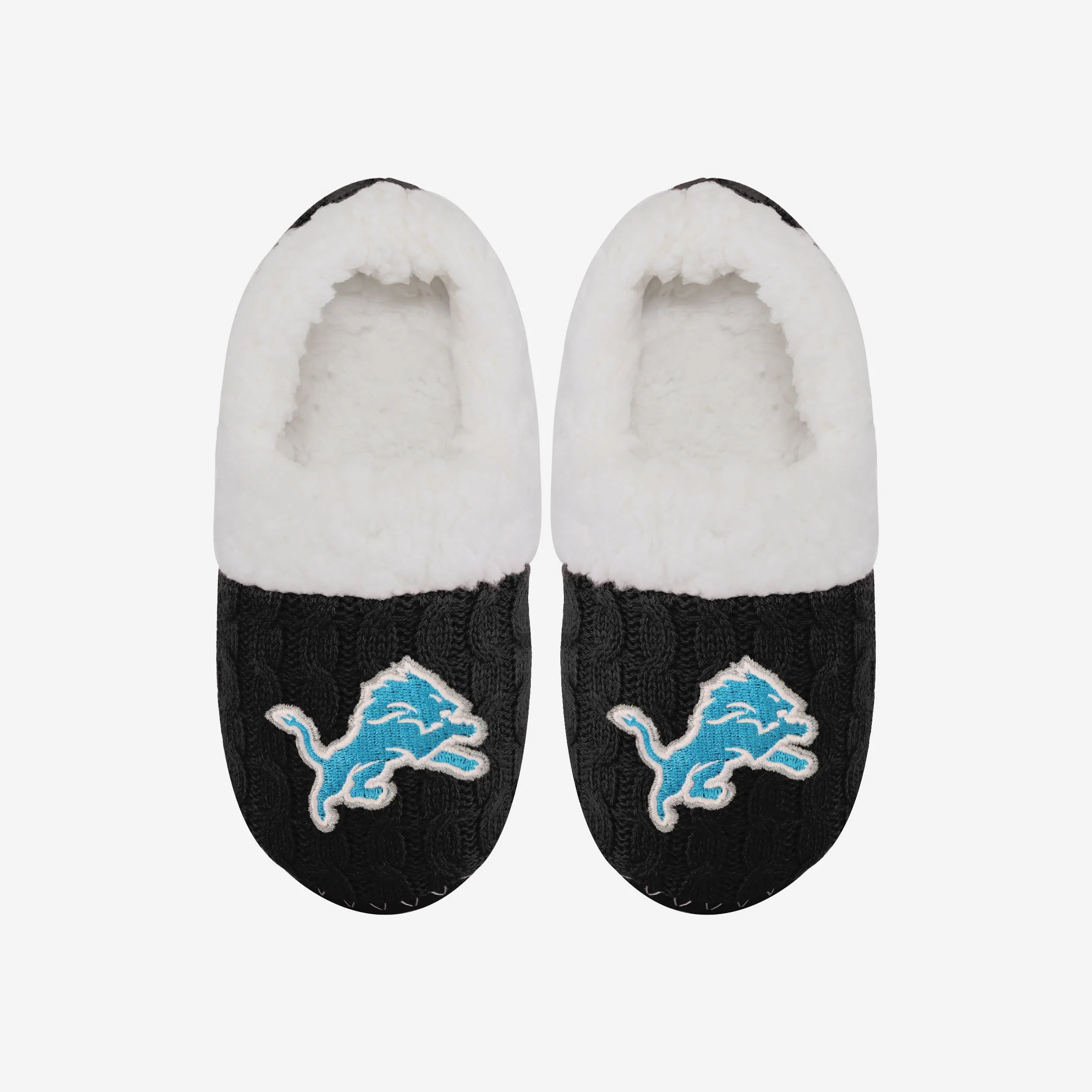 Detroit Lions Womens Team Color Moccasin Slipper - Image 2