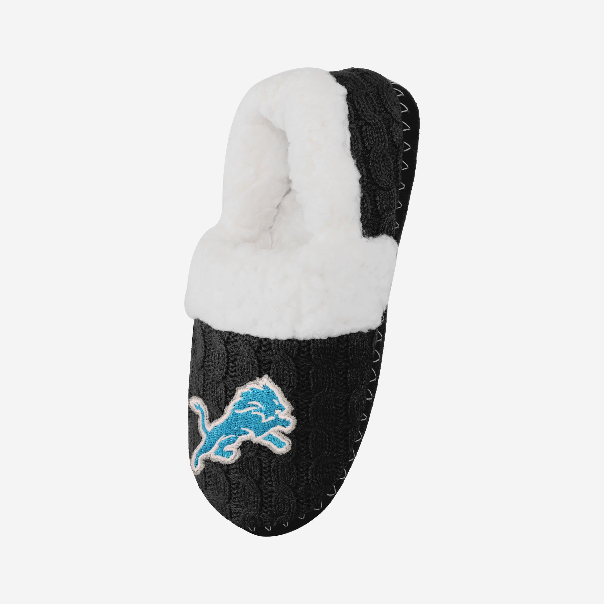 Detroit Lions Womens Team Color Moccasin Slipper - Image 3