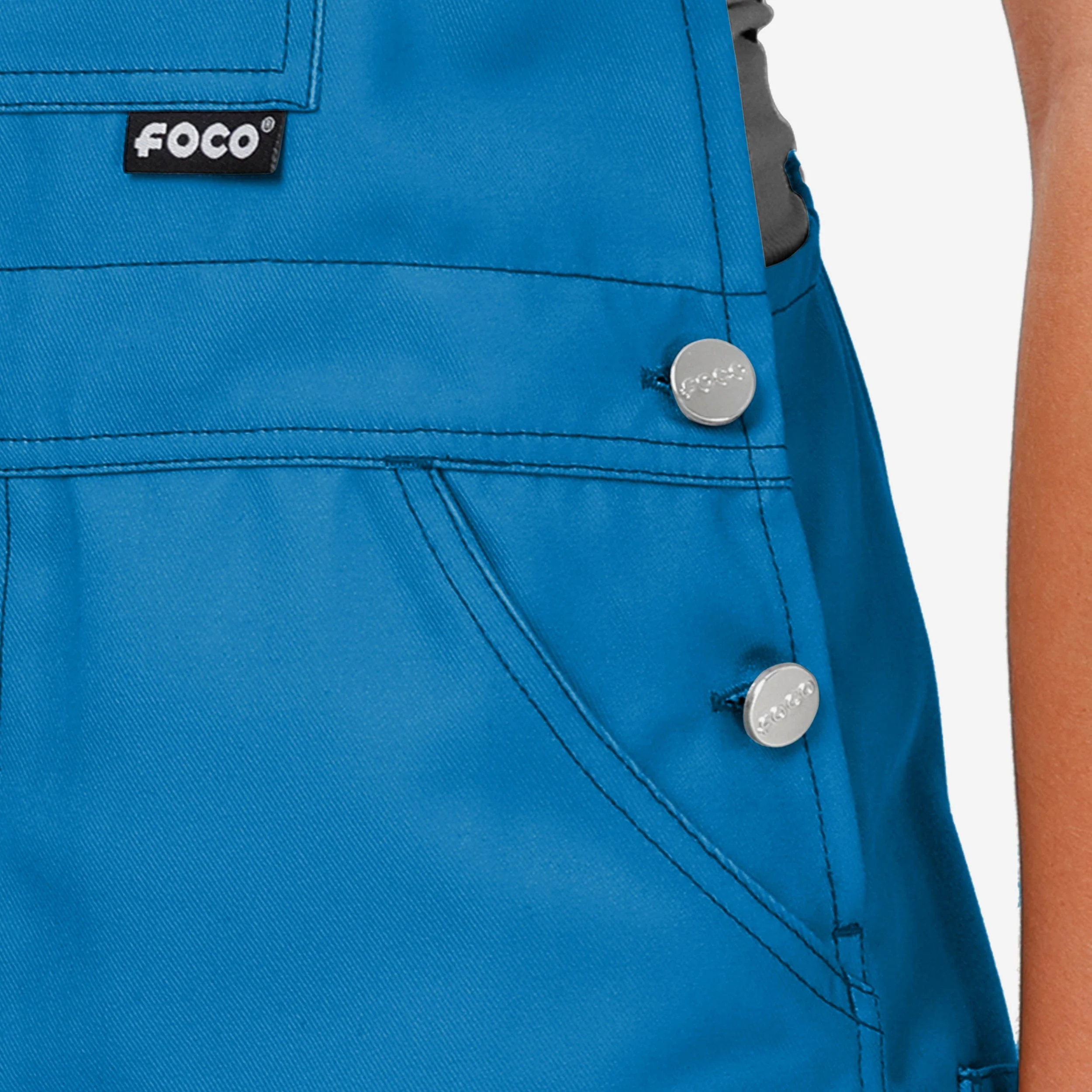 Detroit Lions Womens Team Stripe Bib Overalls - Image 6