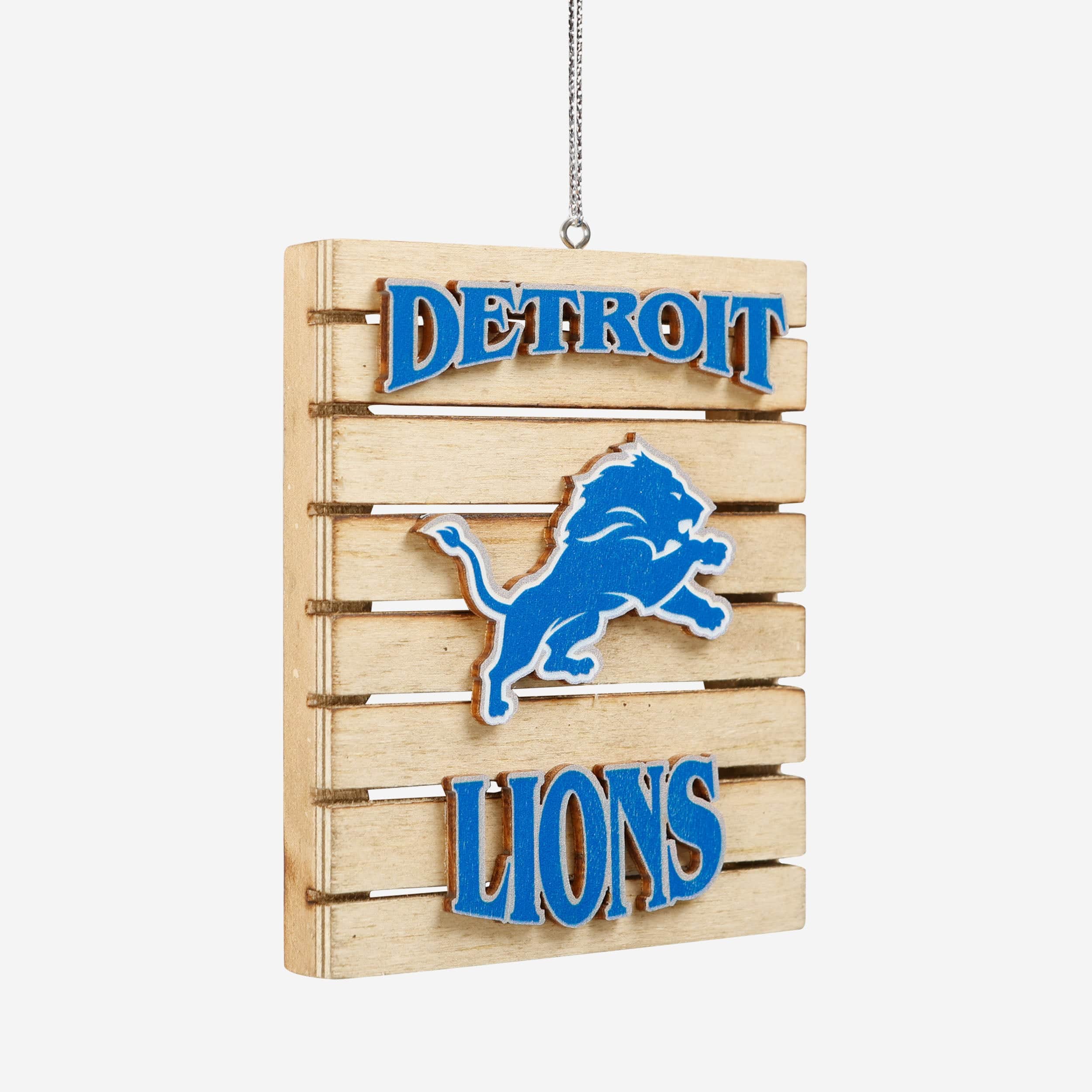 Detroit Lions Wood Pallet Sign Ornament - Image 2