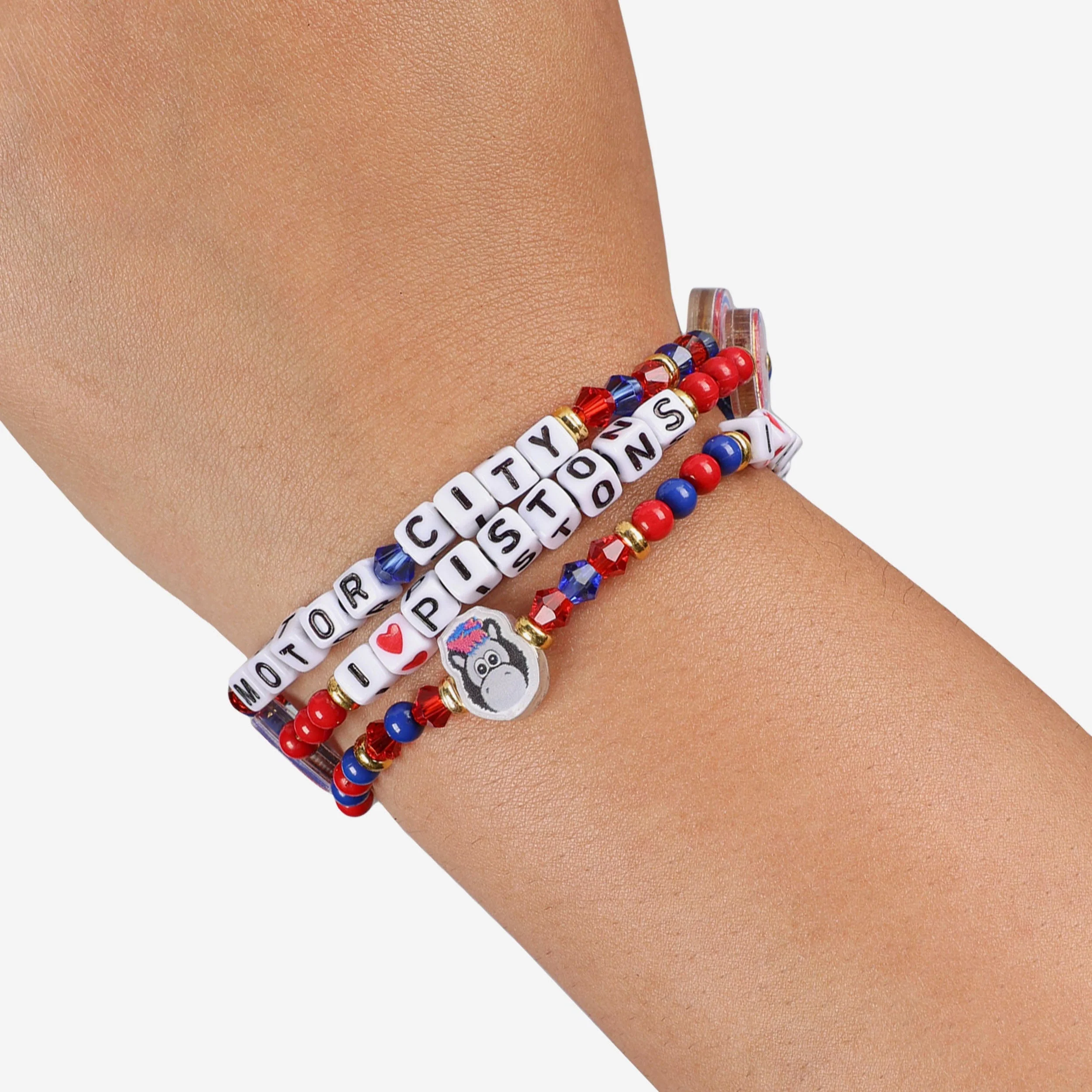 Detroit Pistons 3 Pack Friendship Bracelet - Image 4