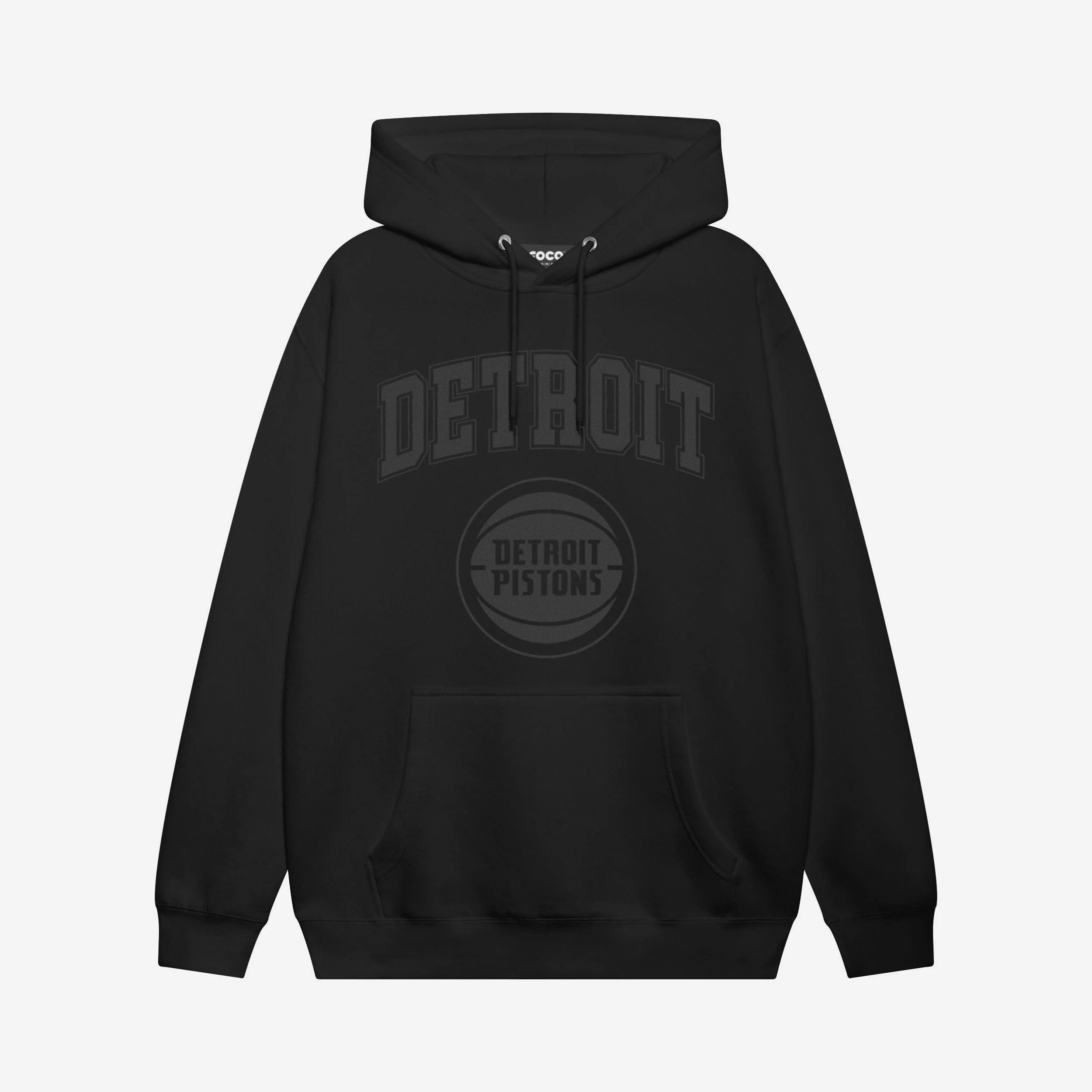 Detroit Pistons Blackout Hoodie