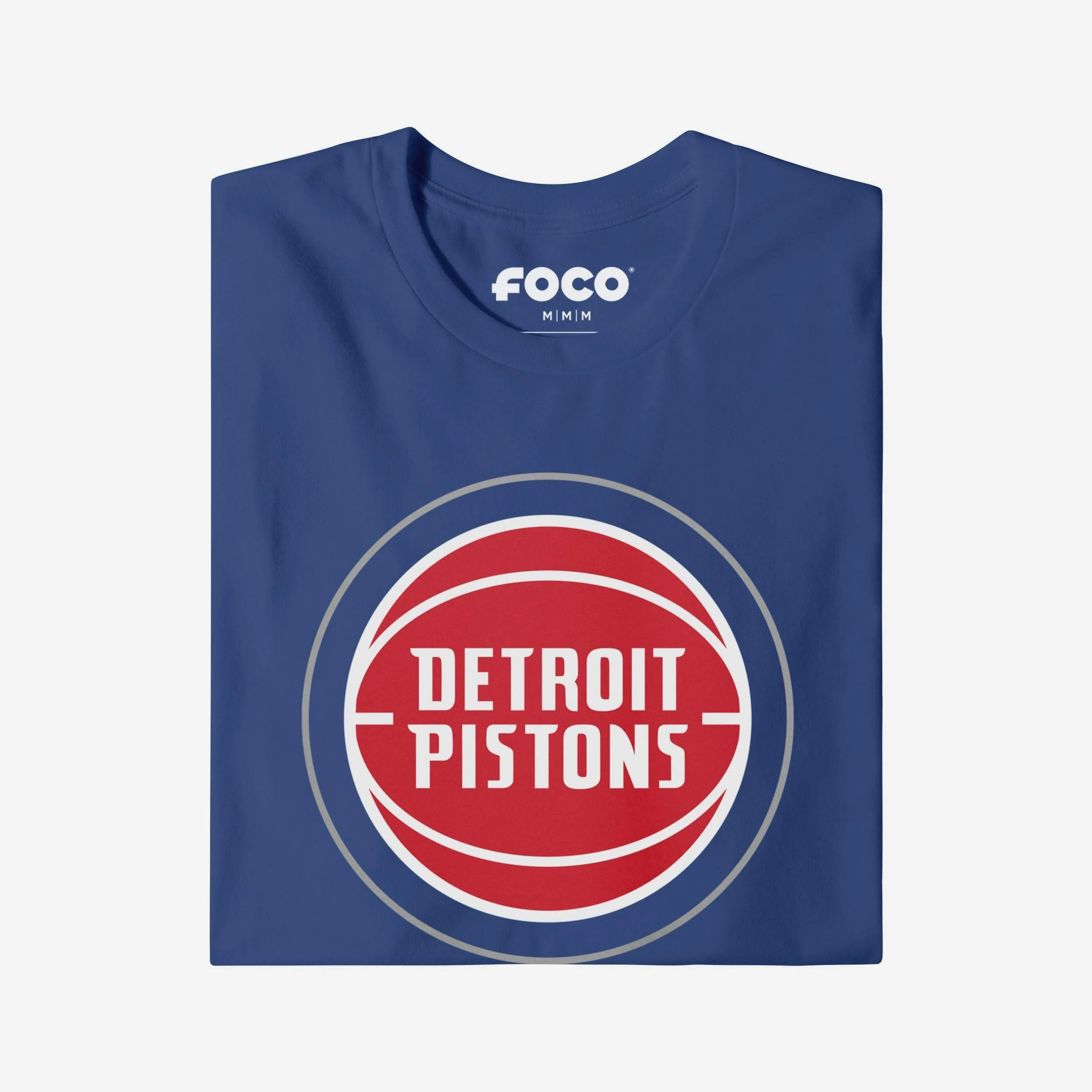 Detroit Pistons Primary Logo T-Shirt - Image 3