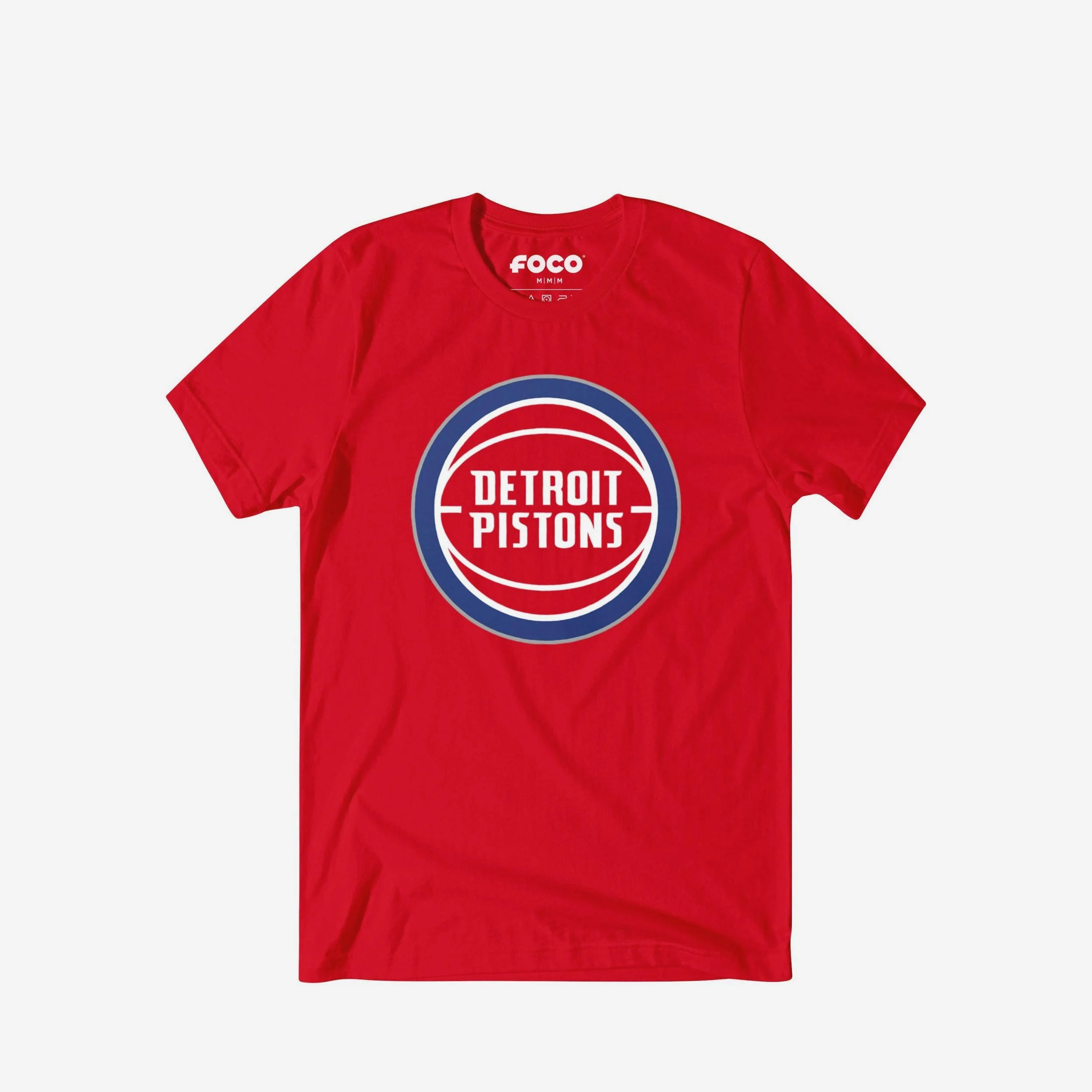 Detroit Pistons Primary Logo T-Shirt - Image 4