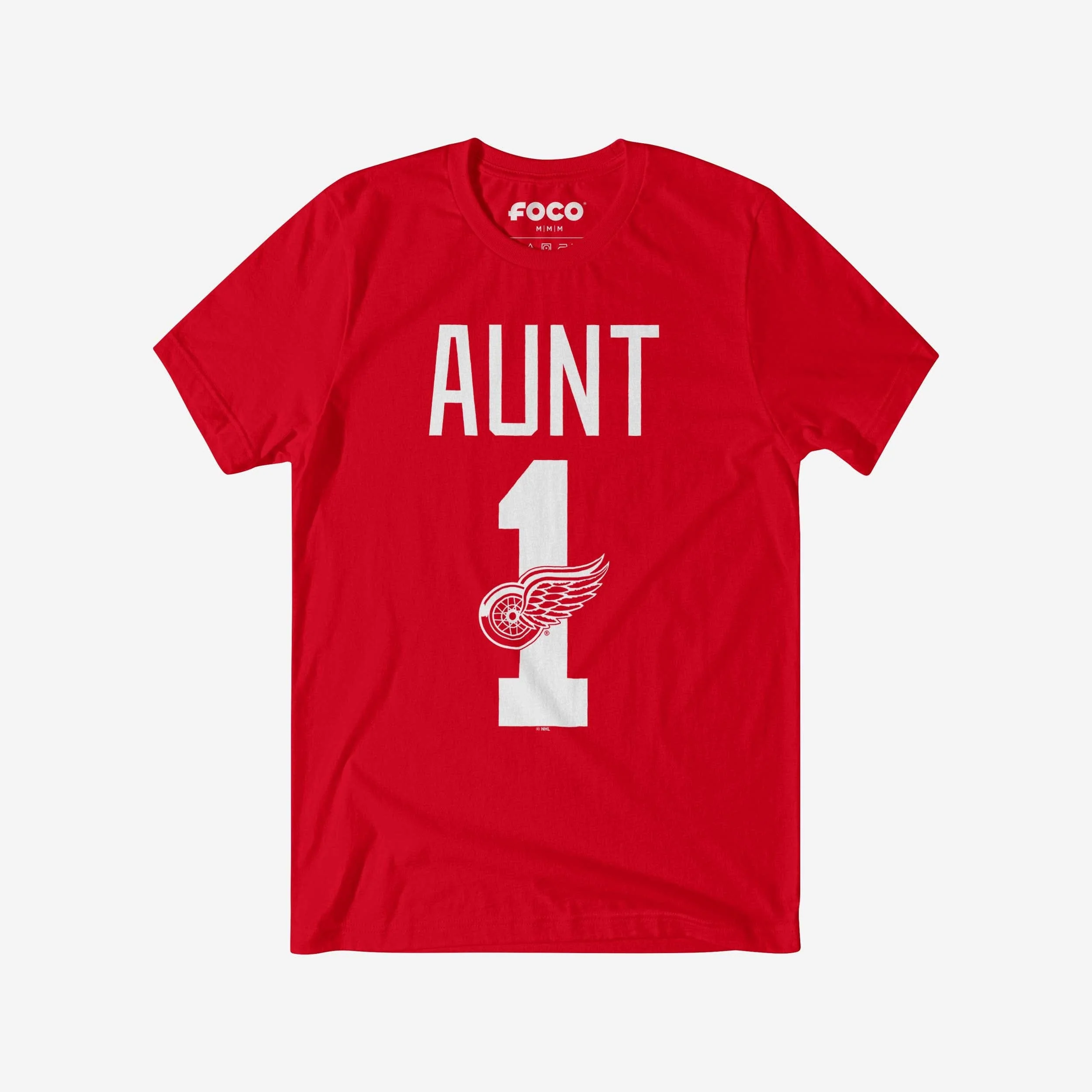 Detroit Red Wings Number 1 Aunt T-Shirt