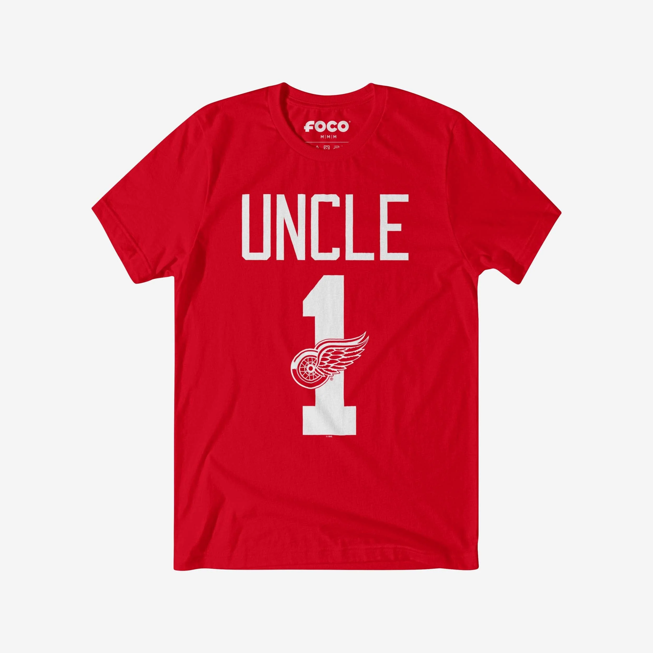 Detroit Red Wings Number 1 Uncle T-Shirt