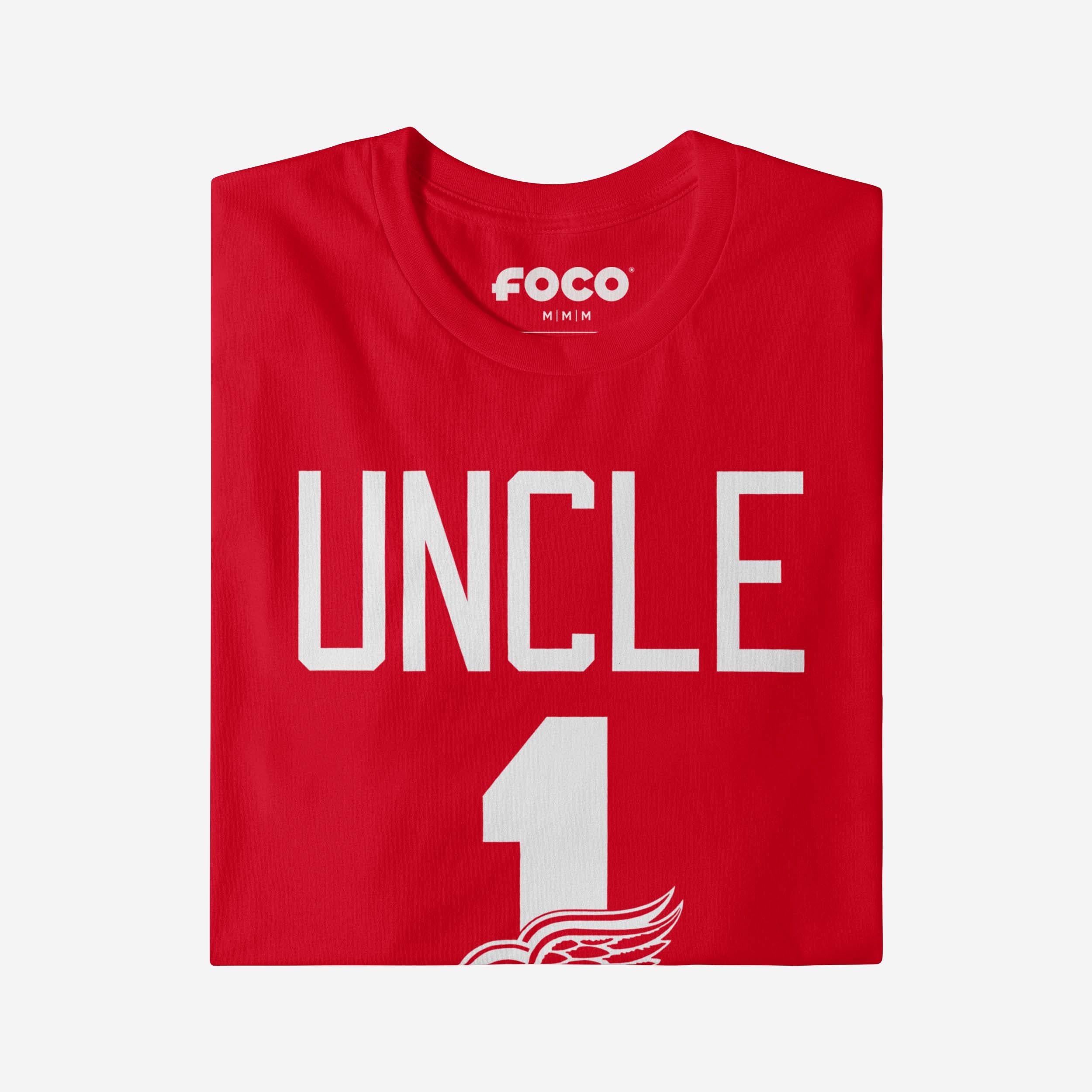Detroit Red Wings Number 1 Uncle T-Shirt - Image 3
