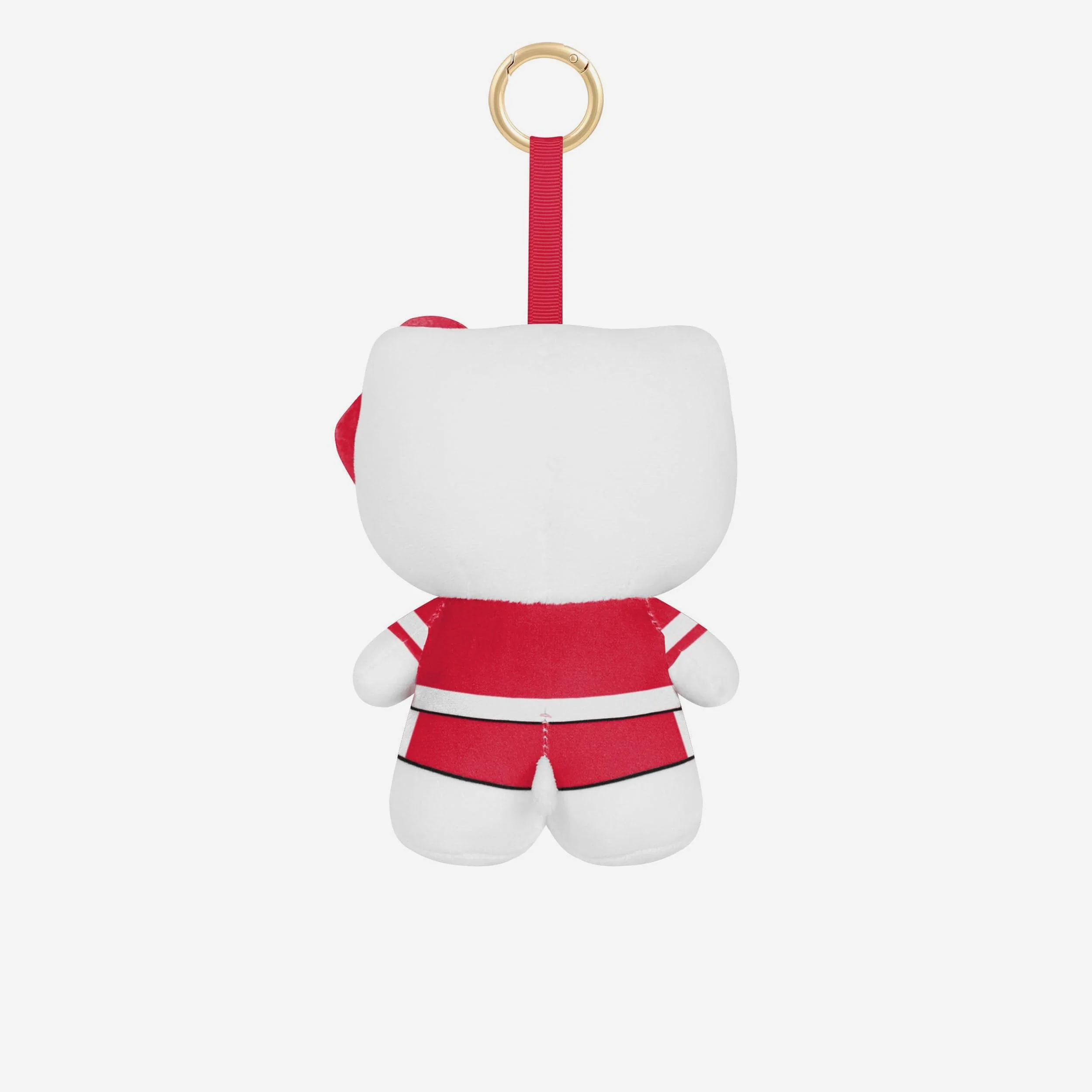 Detroit Red Wings Plush Hello Kitty® Bag Charm Keychain - Image 2