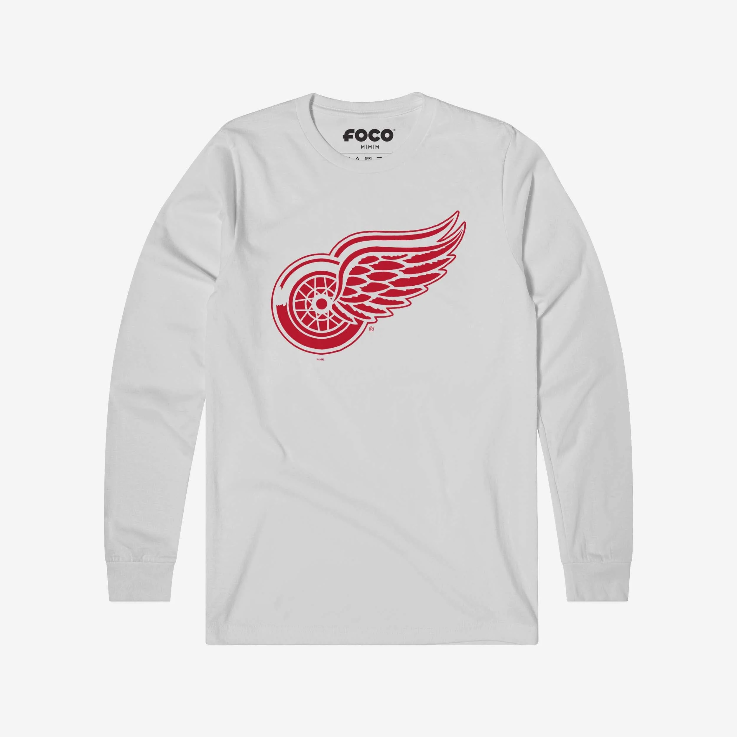 Detroit Red Wings Primary Logo Long Sleeve T-Shirt - Image 10