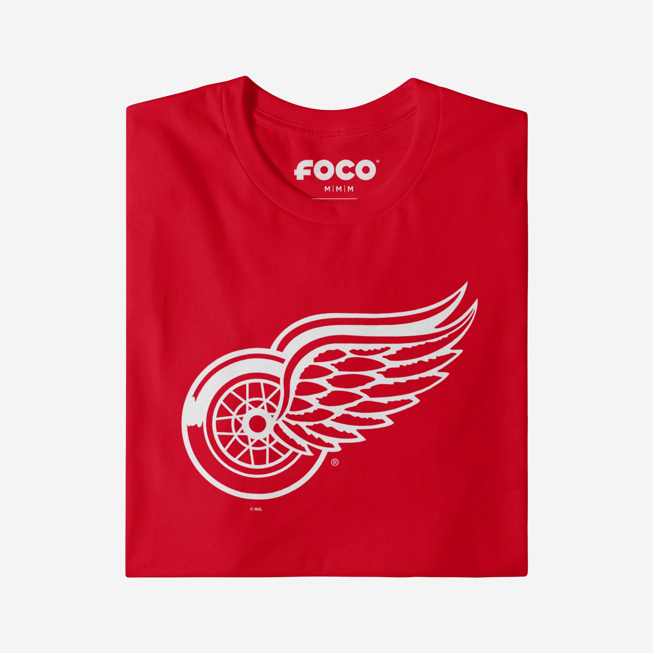 Detroit Red Wings Primary Logo Long Sleeve T-Shirt - Image 3