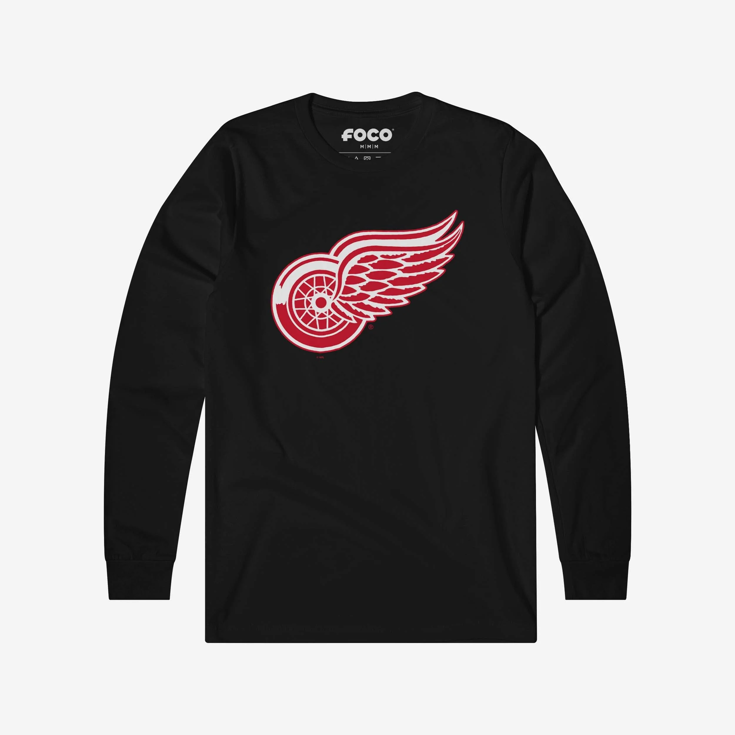 Detroit Red Wings Primary Logo Long Sleeve T-Shirt - Image 7
