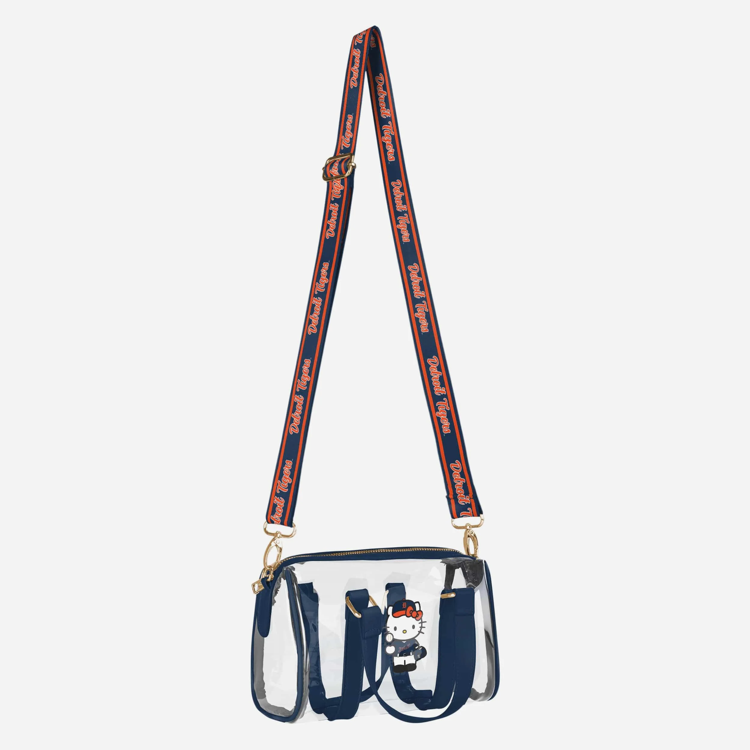 Detroit Tigers Hello Kitty® Clear Barrel Bag - Image 2