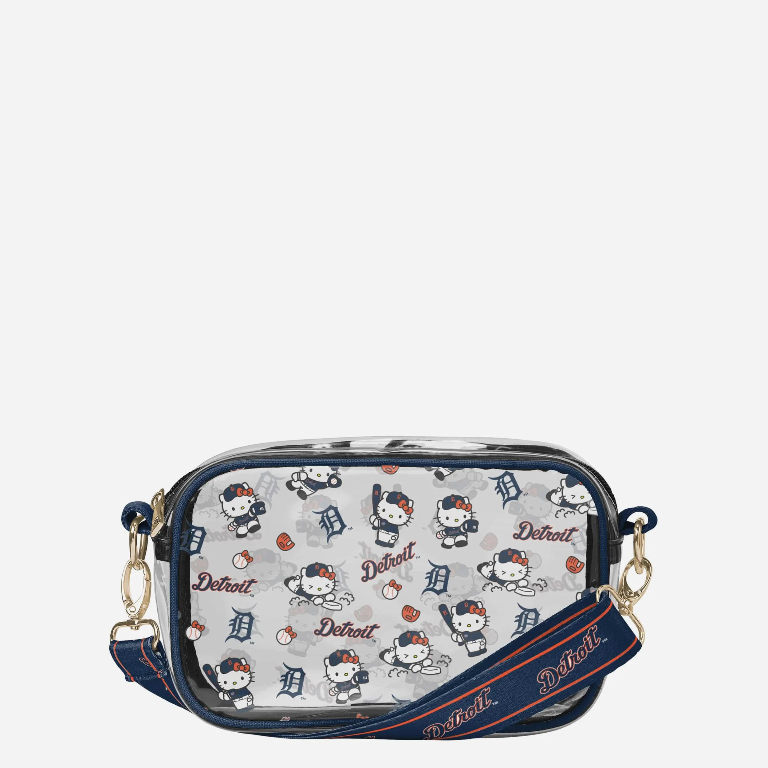 Detroit Tigers Hello Kitty® Clear Crossbody Bag
