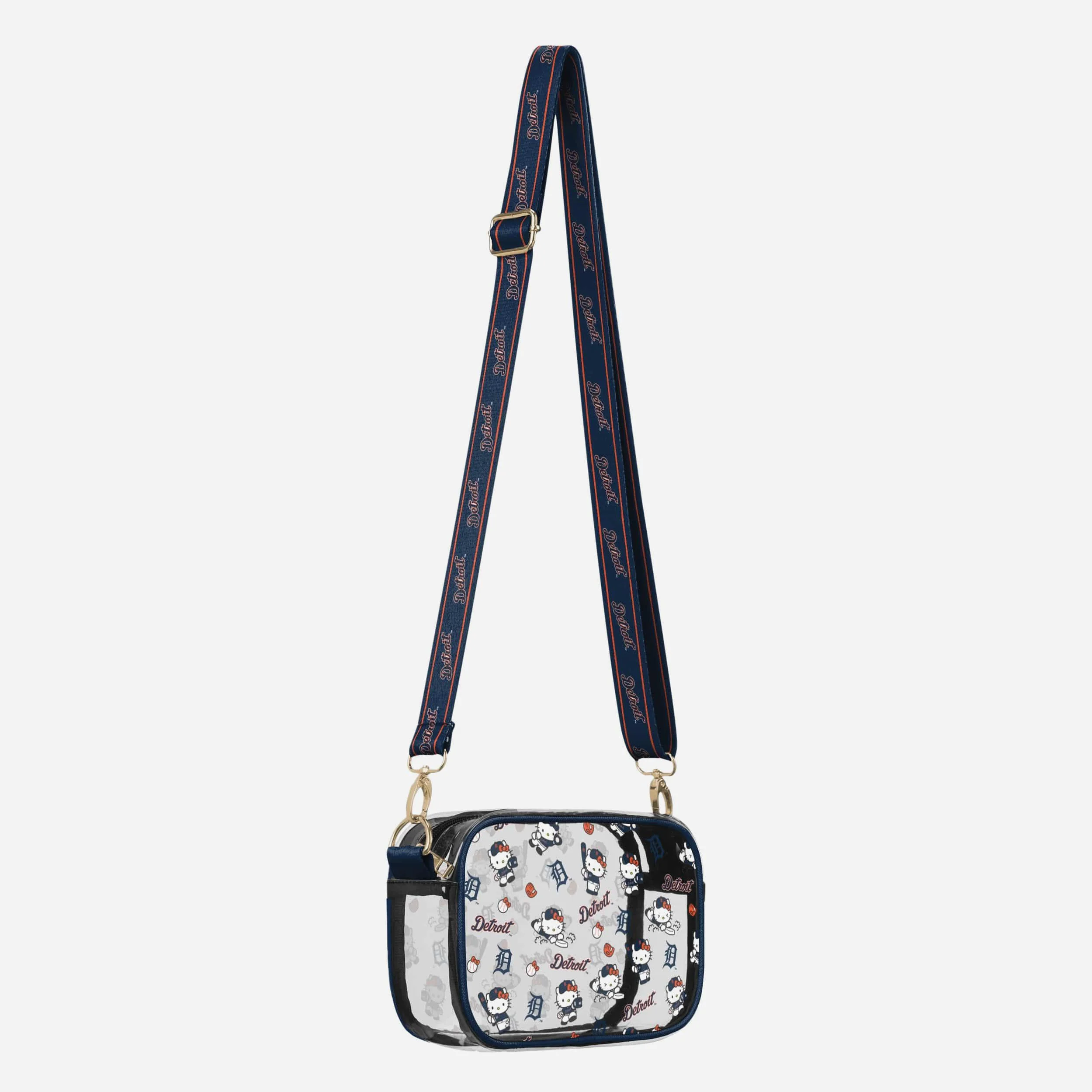 Detroit Tigers Hello Kitty® Clear Crossbody Bag - Image 2
