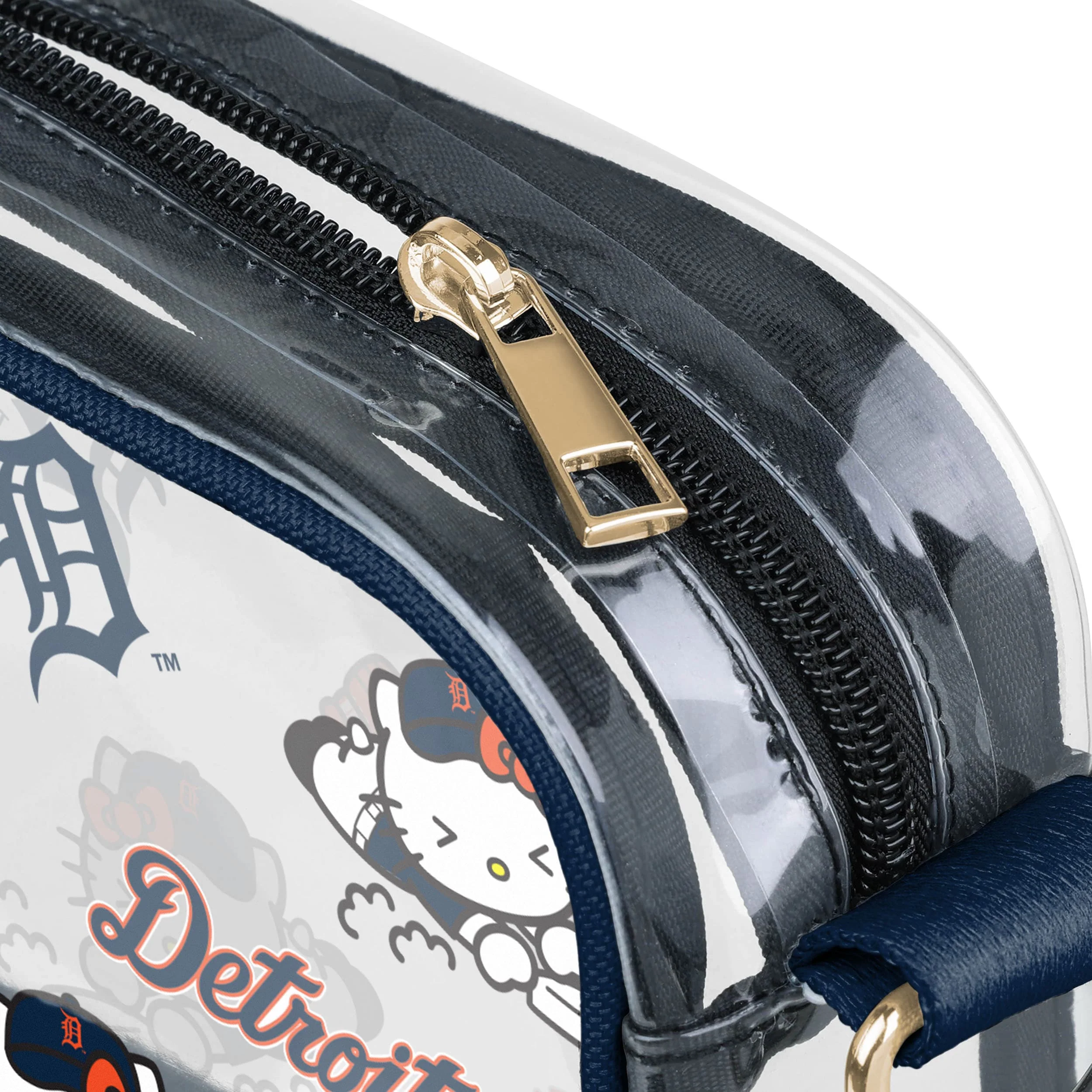 Detroit Tigers Hello Kitty® Clear Crossbody Bag - Image 4