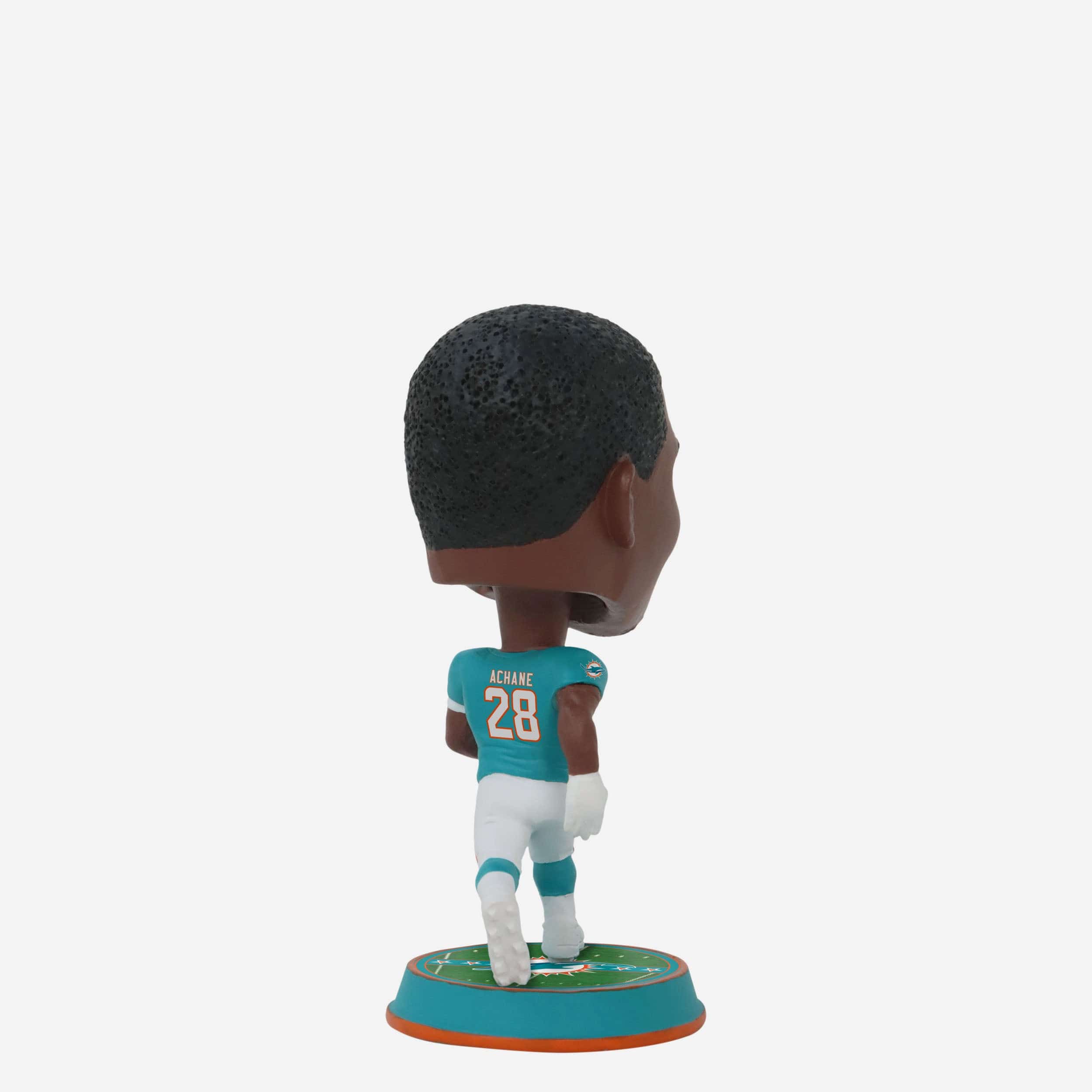 Devon Achane Miami Dolphins Field Stripe Mini Bighead Bobblehead - Image 5
