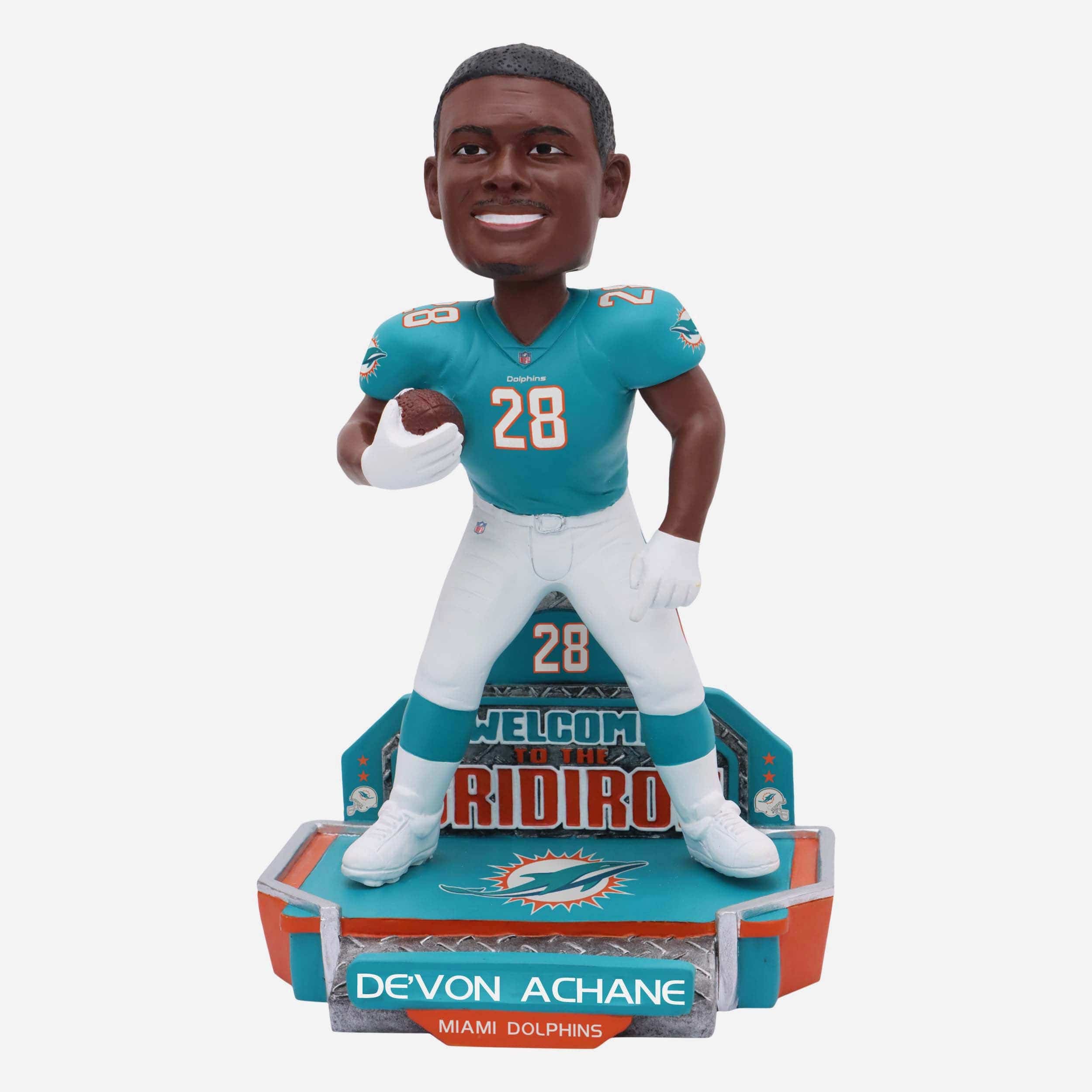 De'Von Achane Miami Dolphins NFL 2023 Rookie Series Bobblehead